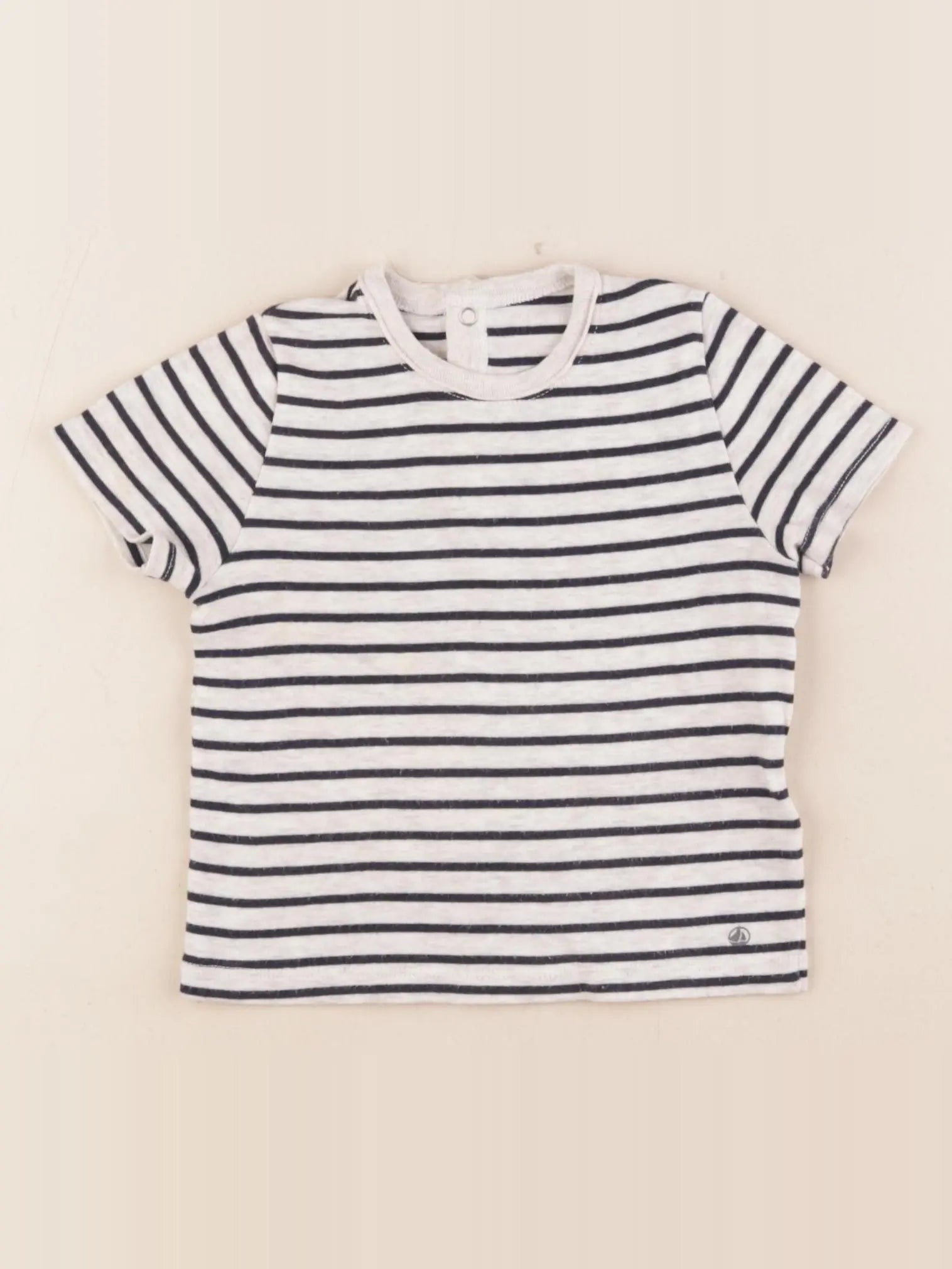 Petit Bateau - tee-shirt bleu - 18 mois