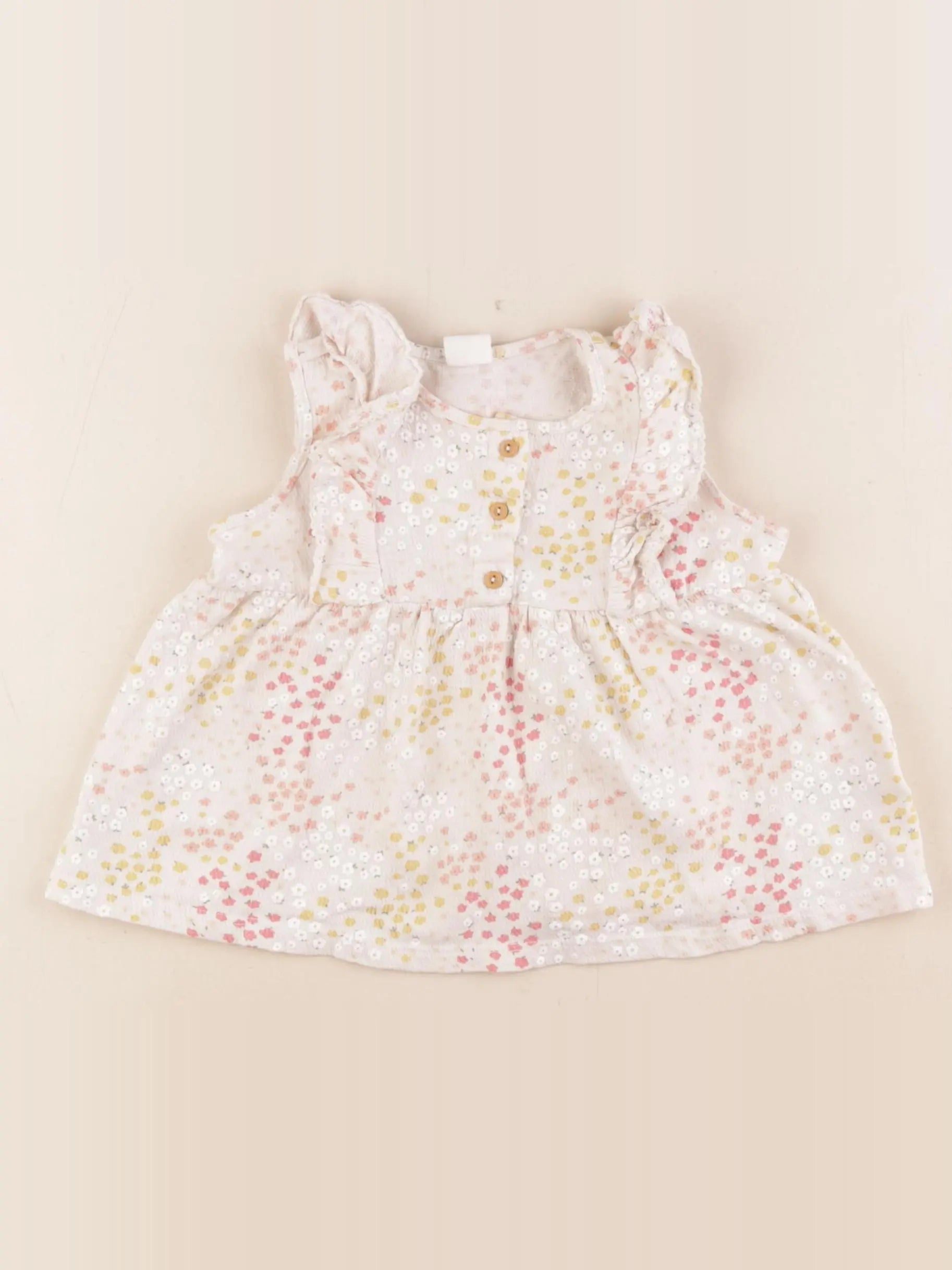 H&M - débardeur beige, multicolore - 12/18 mois