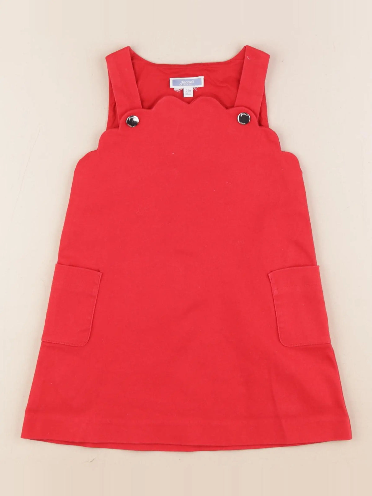 Jacadi - robe rouge - 24 mois