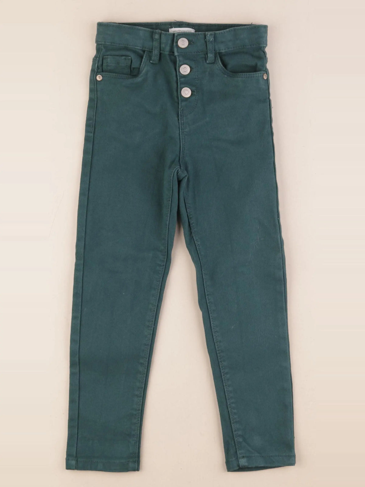 Vertbaudet - jean vert - 5 ans