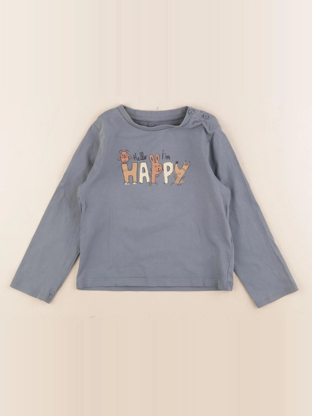 Vertbaudet - tee-shirt vert - 3 ans