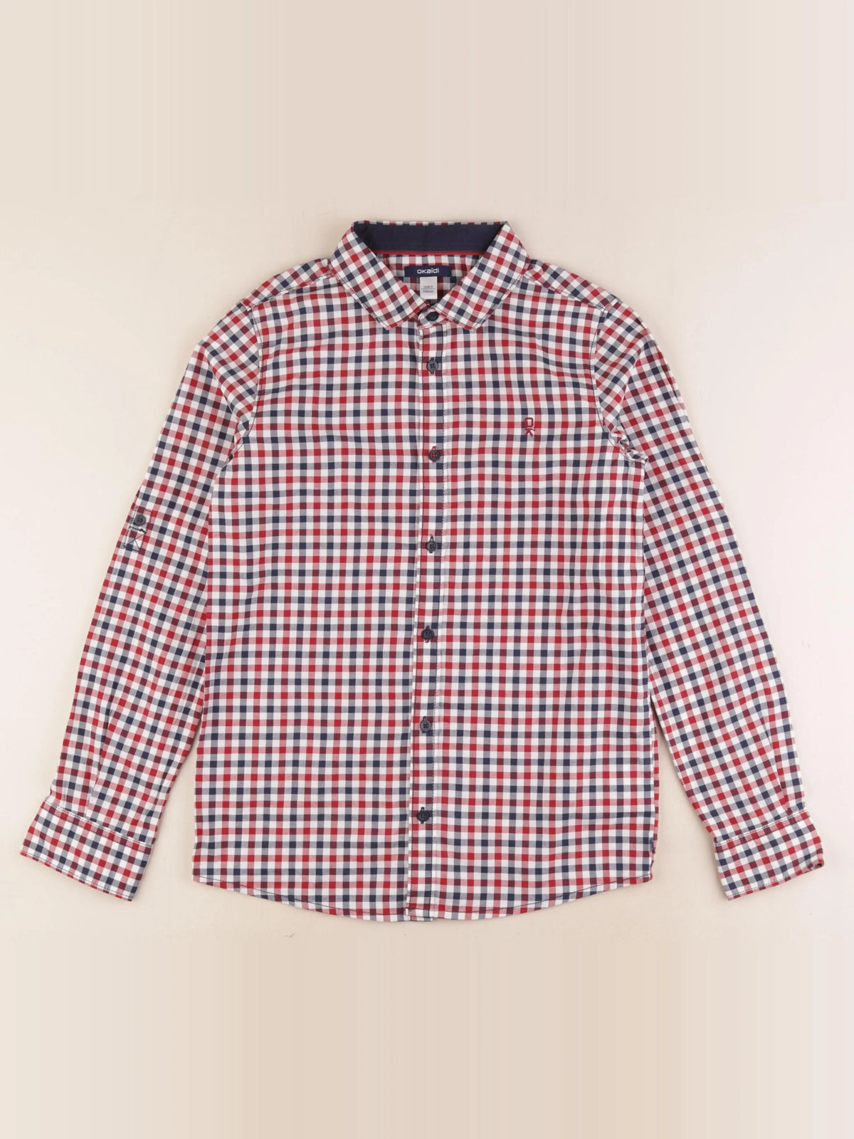 Okaidi - chemise rouge - 12 ans