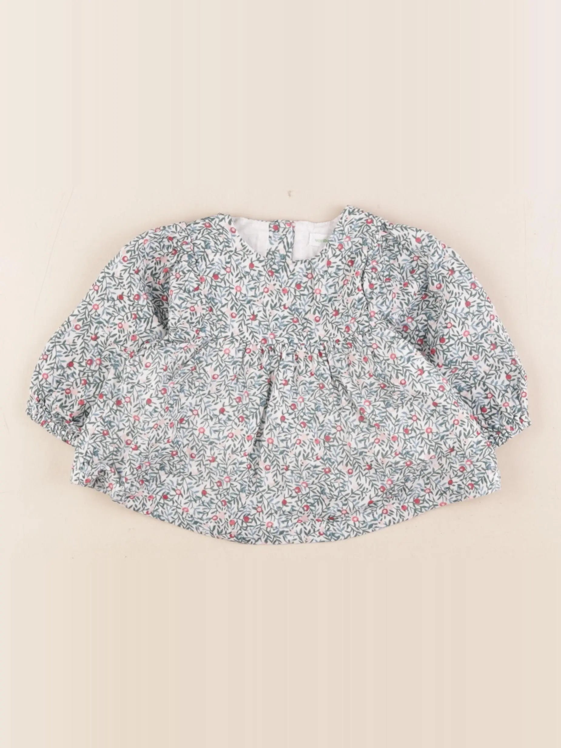 Vertbaudet - blouse multicolore - 6 mois