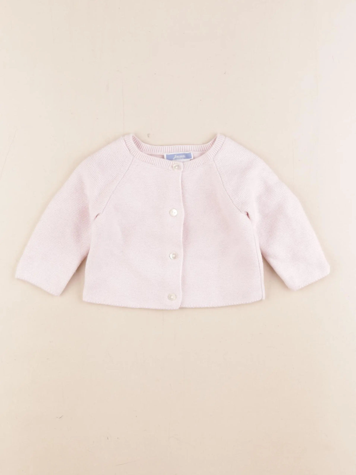 Jacadi - gilet rose - 6 mois