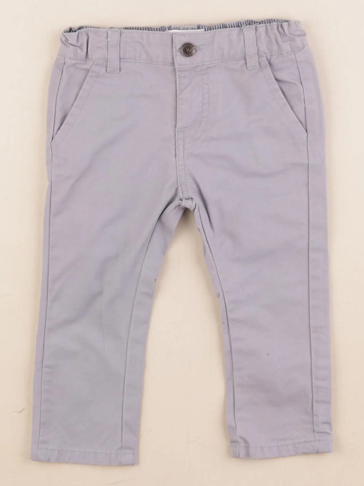 Vertbaudet - pantalon gris - 6 mois
