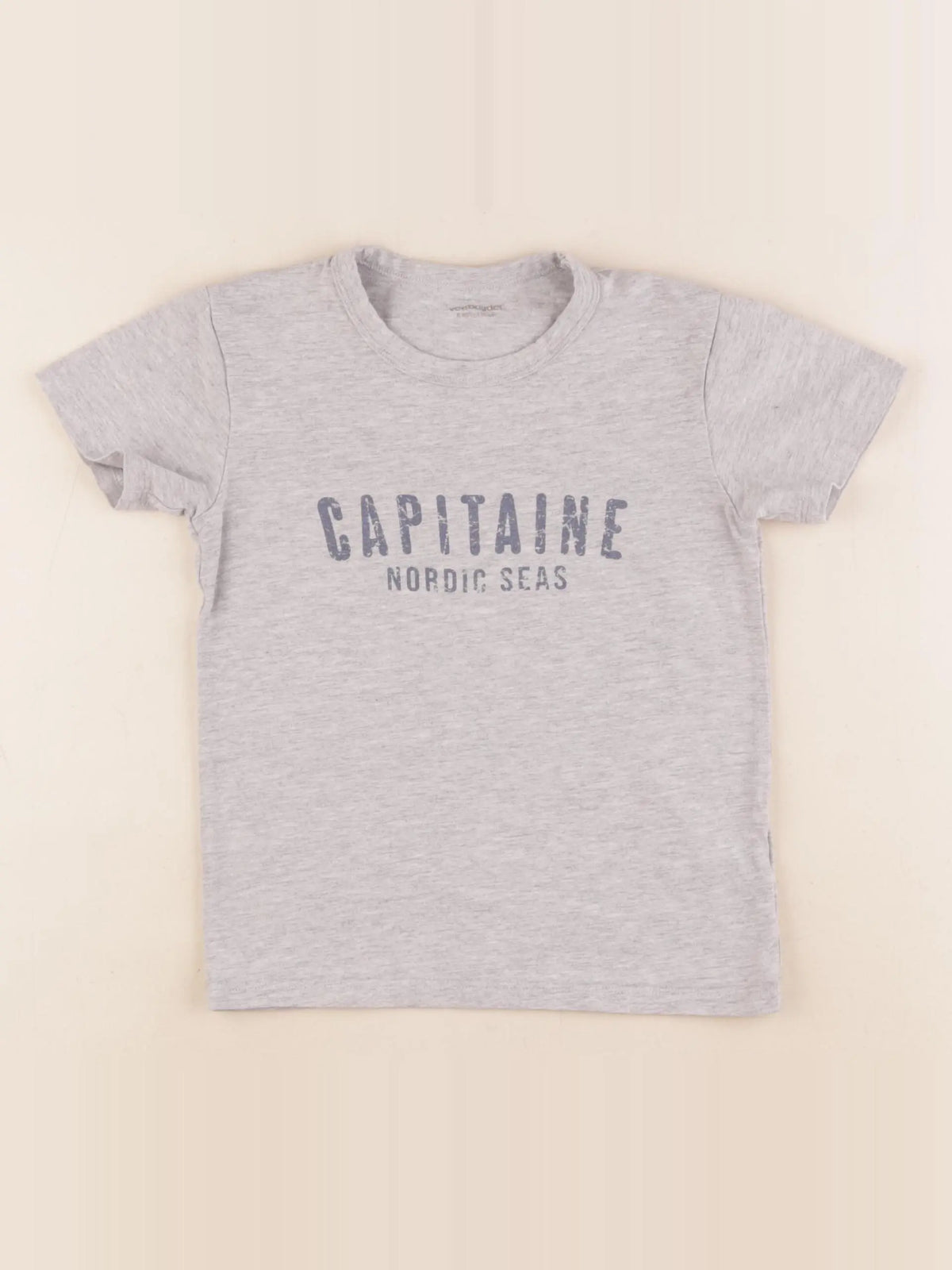 Vertbaudet - tee-shirt gris - 6 ans