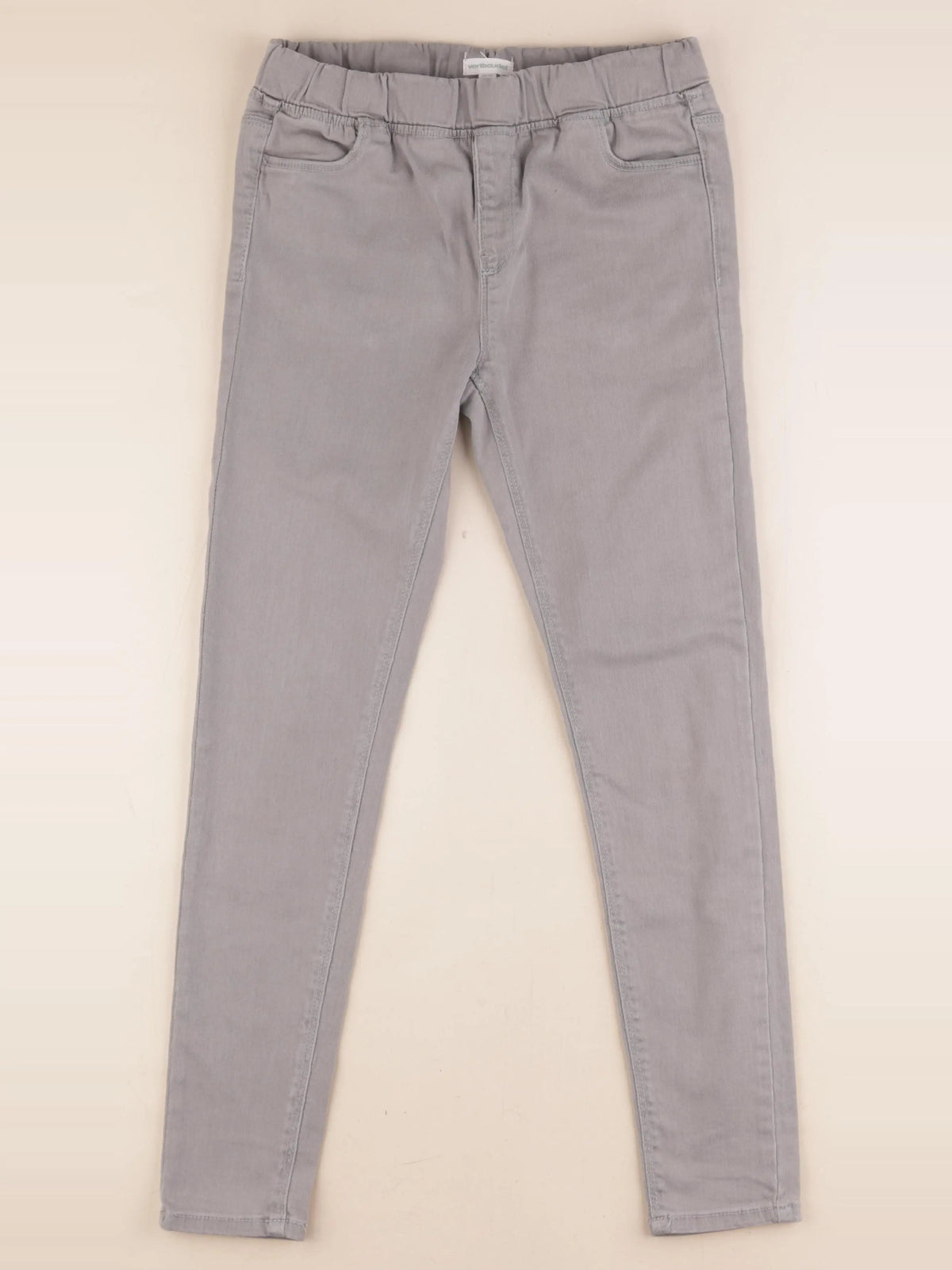Vertbaudet - jegging gris - 12 ans