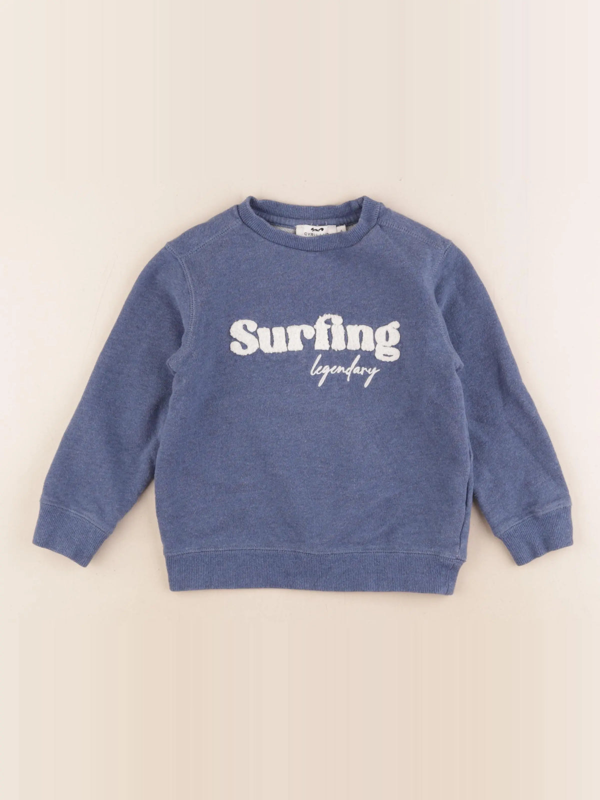 Cyrillus - sweat bleu - 4 ans