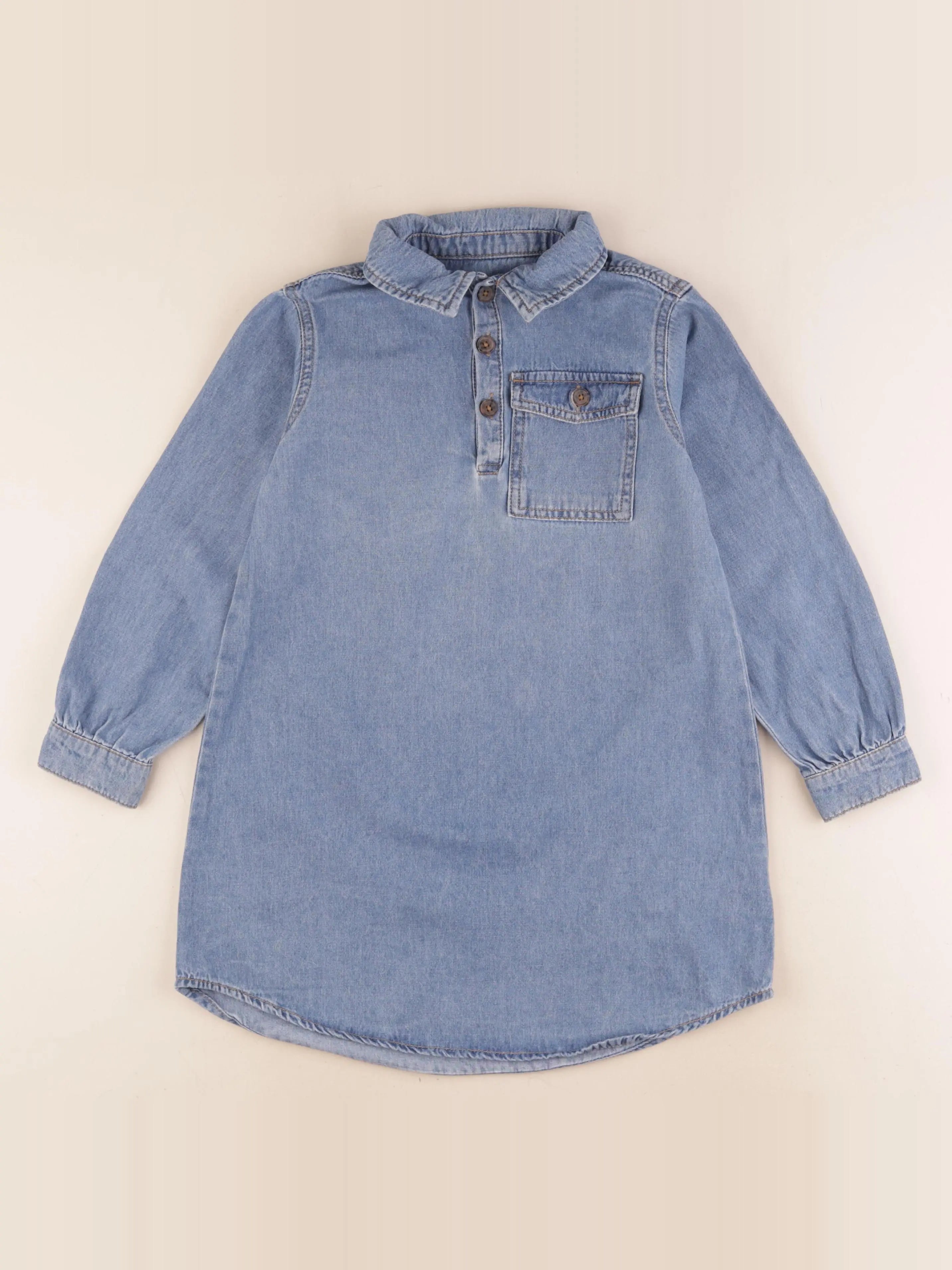 Vertbaudet - robe bleu - 8 ans