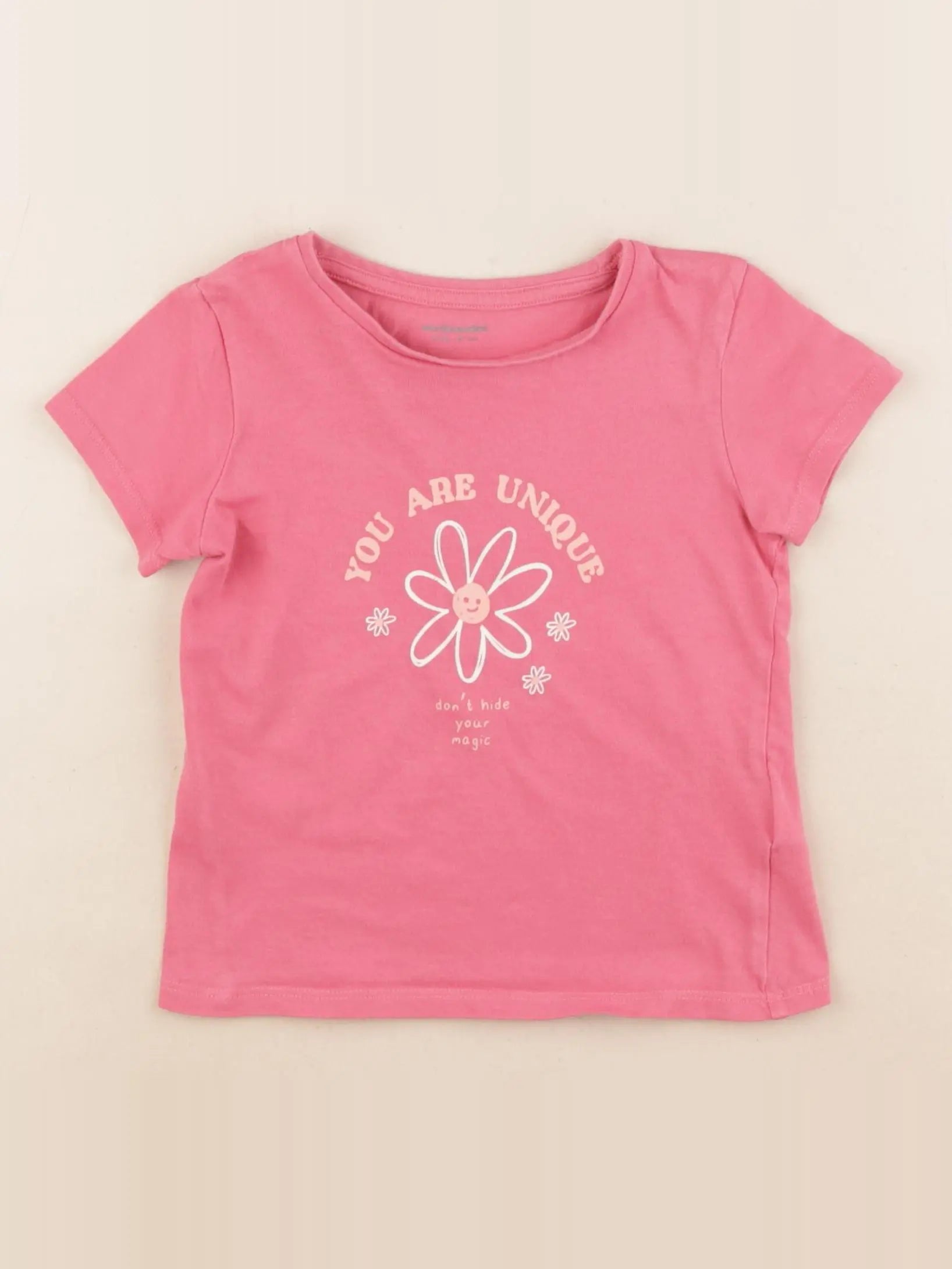 Vertbaudet - tee-shirt rose - 3 ans