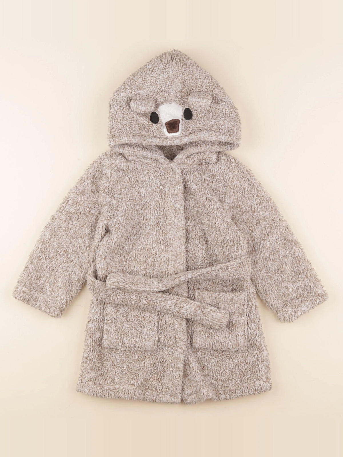 Vertbaudet - robe de chambre marron - 4 ans