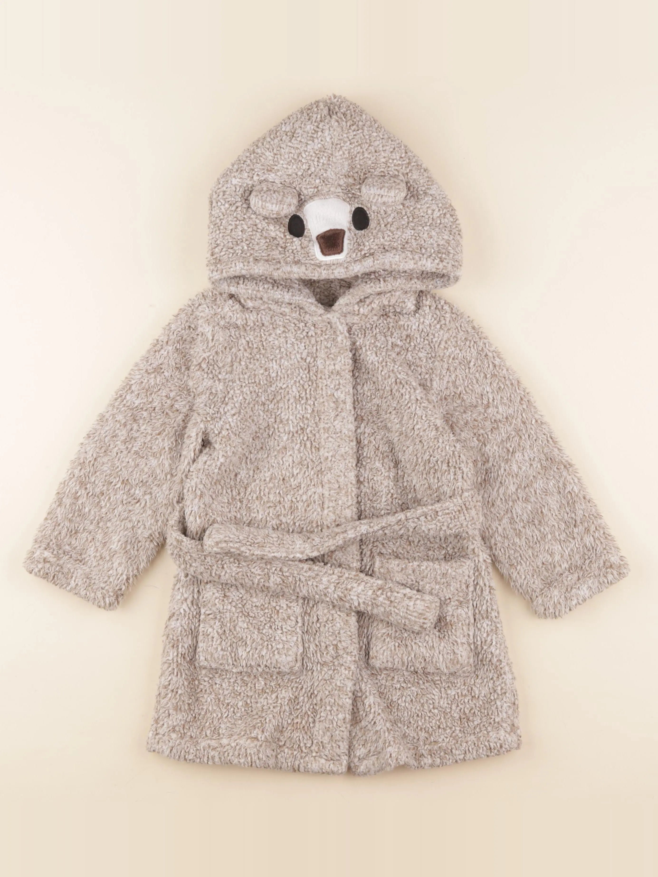 Vertbaudet - robe de chambre marron - 4 ans