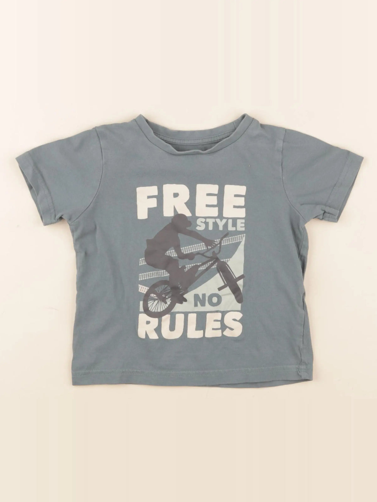 Vertbaudet - tee-shirt vert - 4 ans