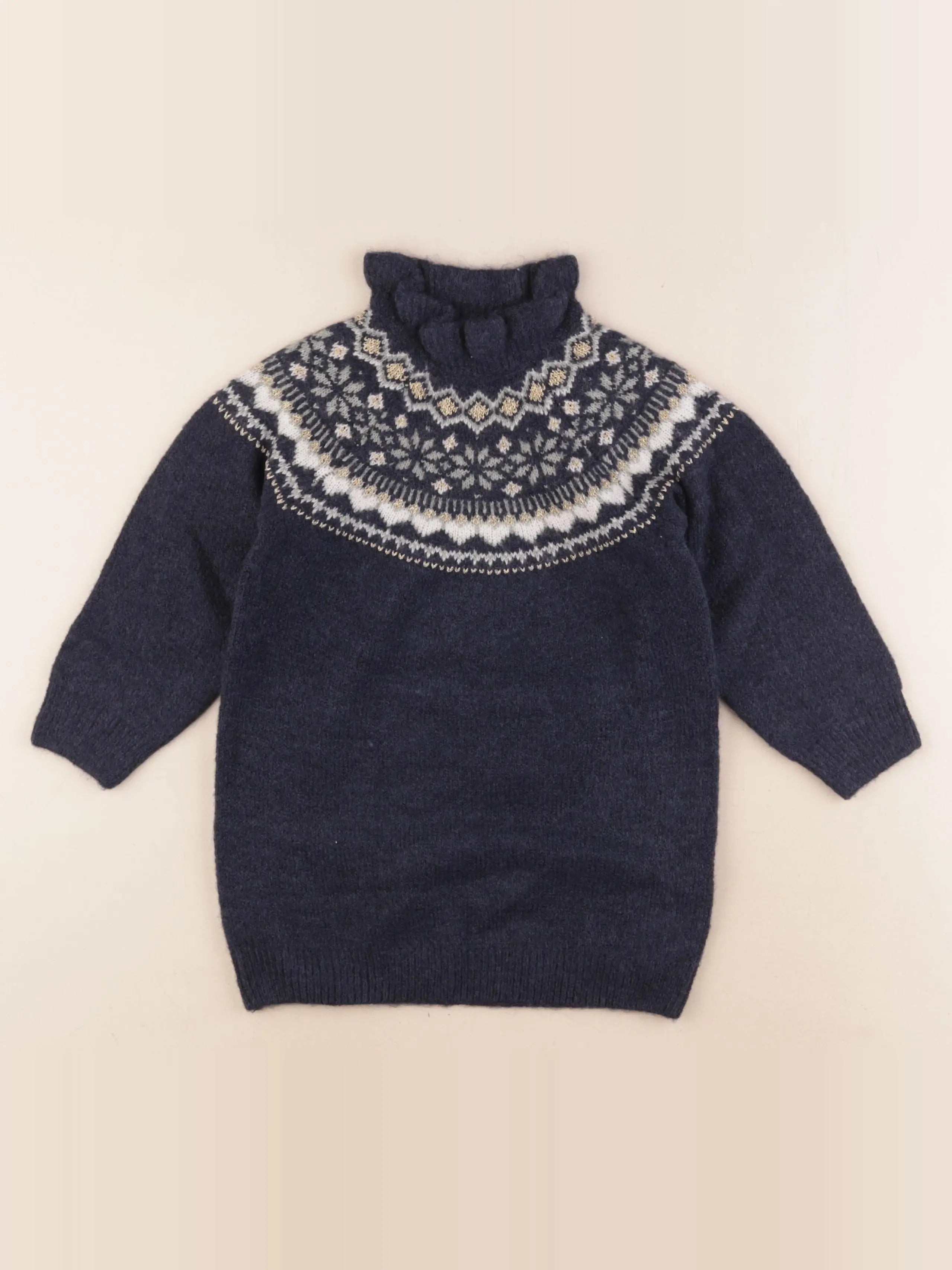 Vertbaudet - robe bleu - 3 ans