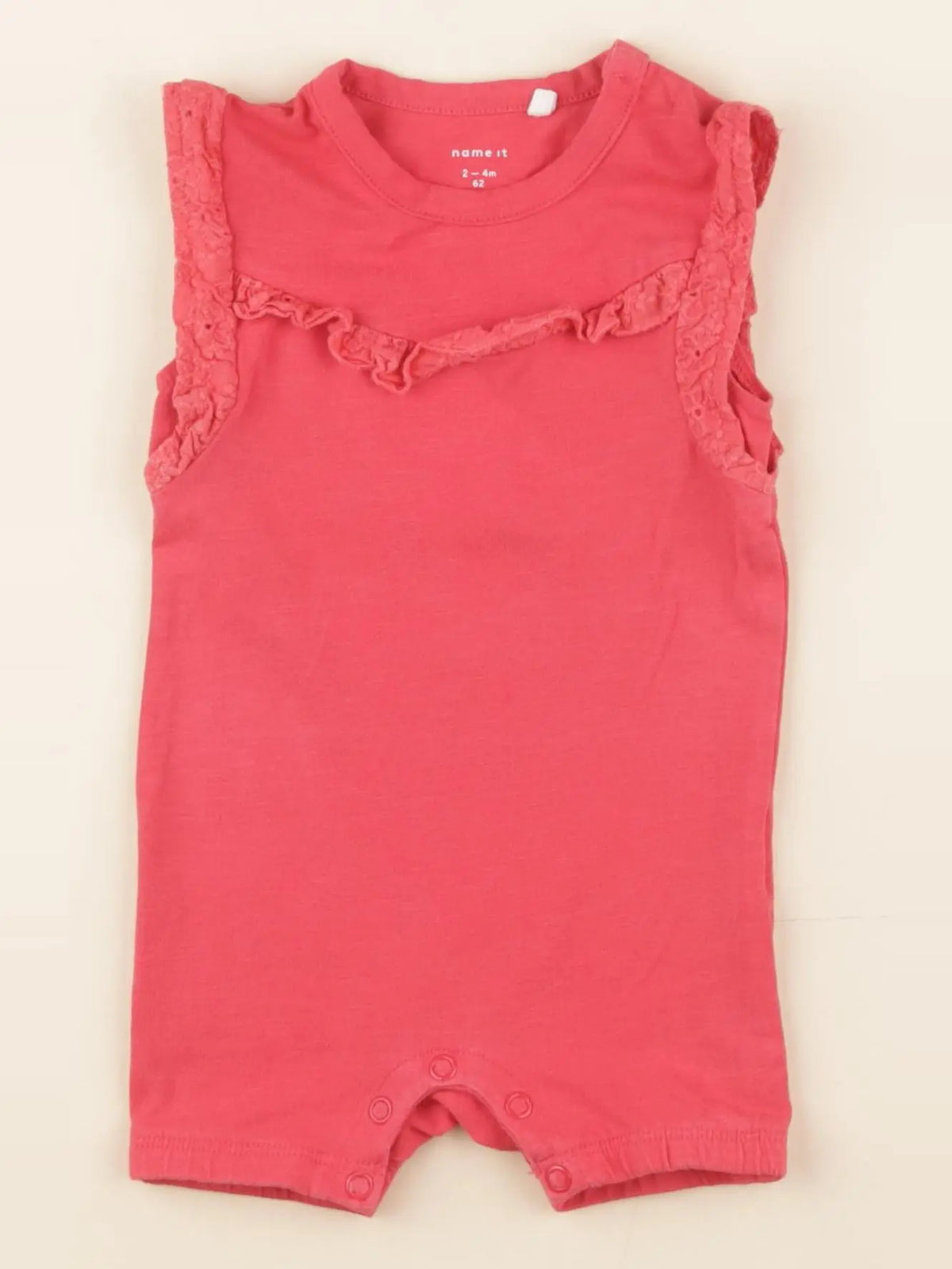 Name it - combinaison rouge - 2/4 mois