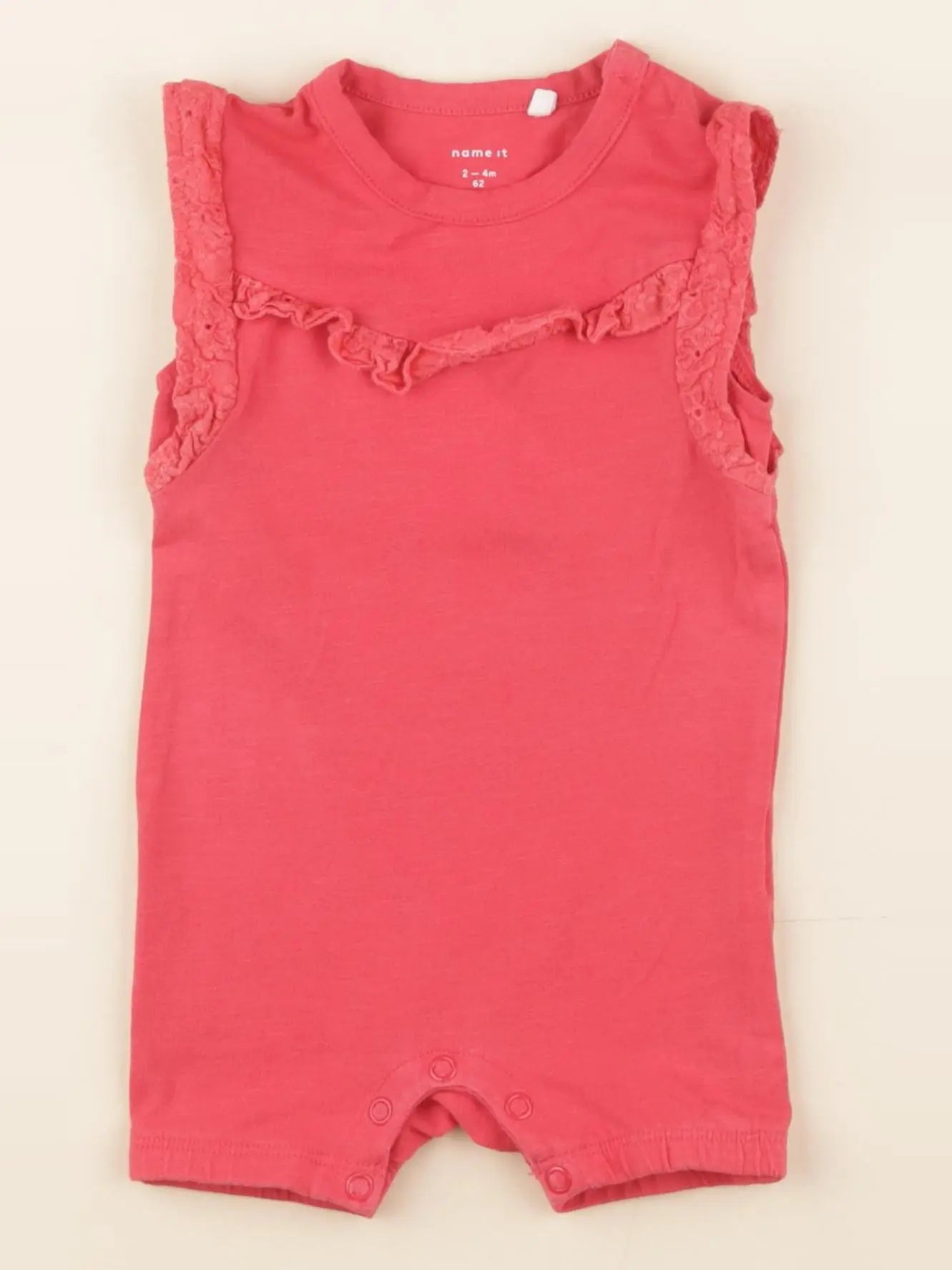 Name it - combinaison rouge - 2/4 mois