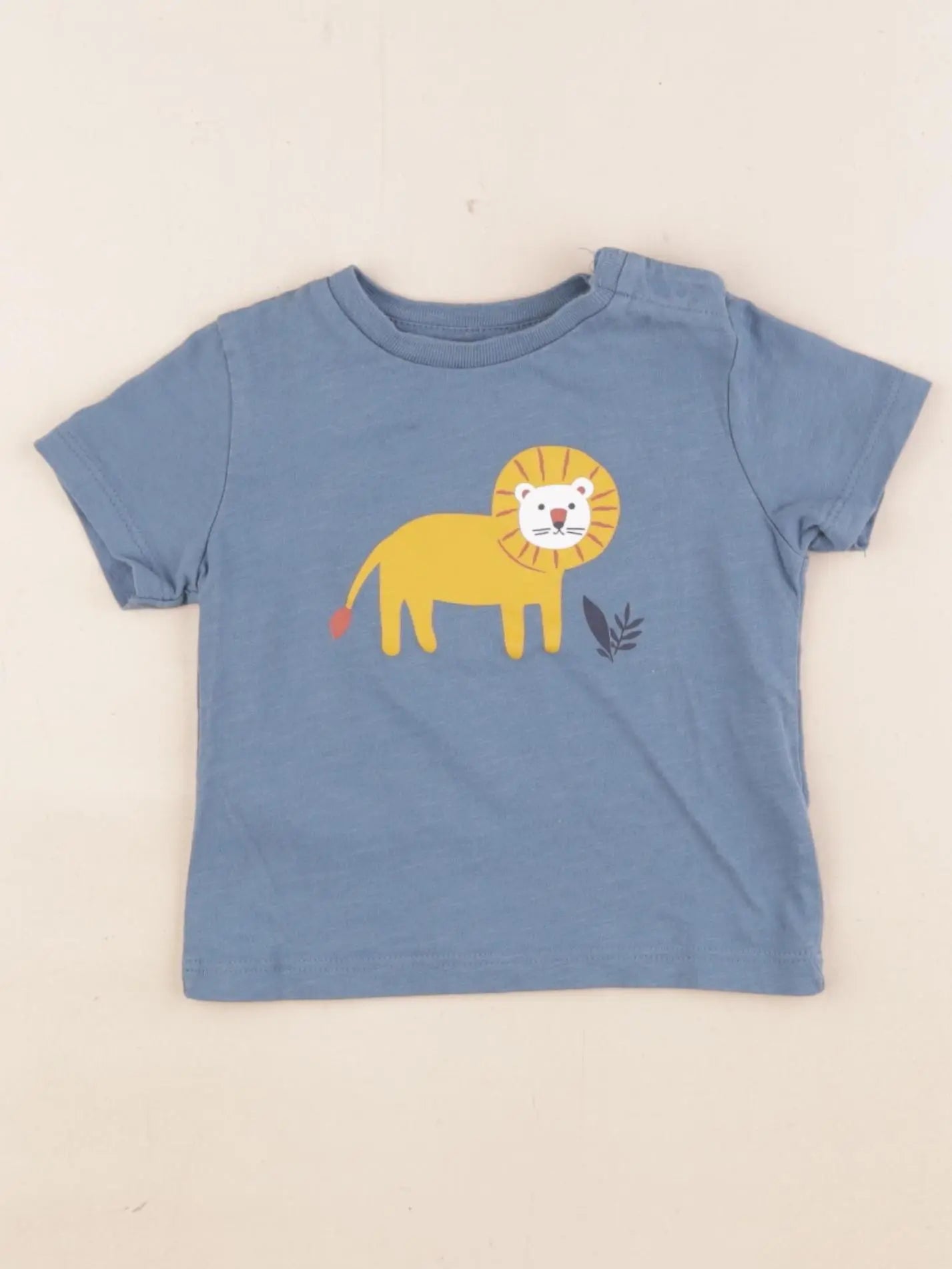 Boutchou - tee-shirt bleu - 6 mois
