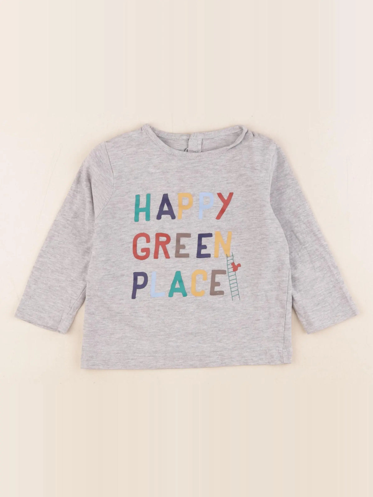 Boutchou - tee-shirt gris - 18 mois