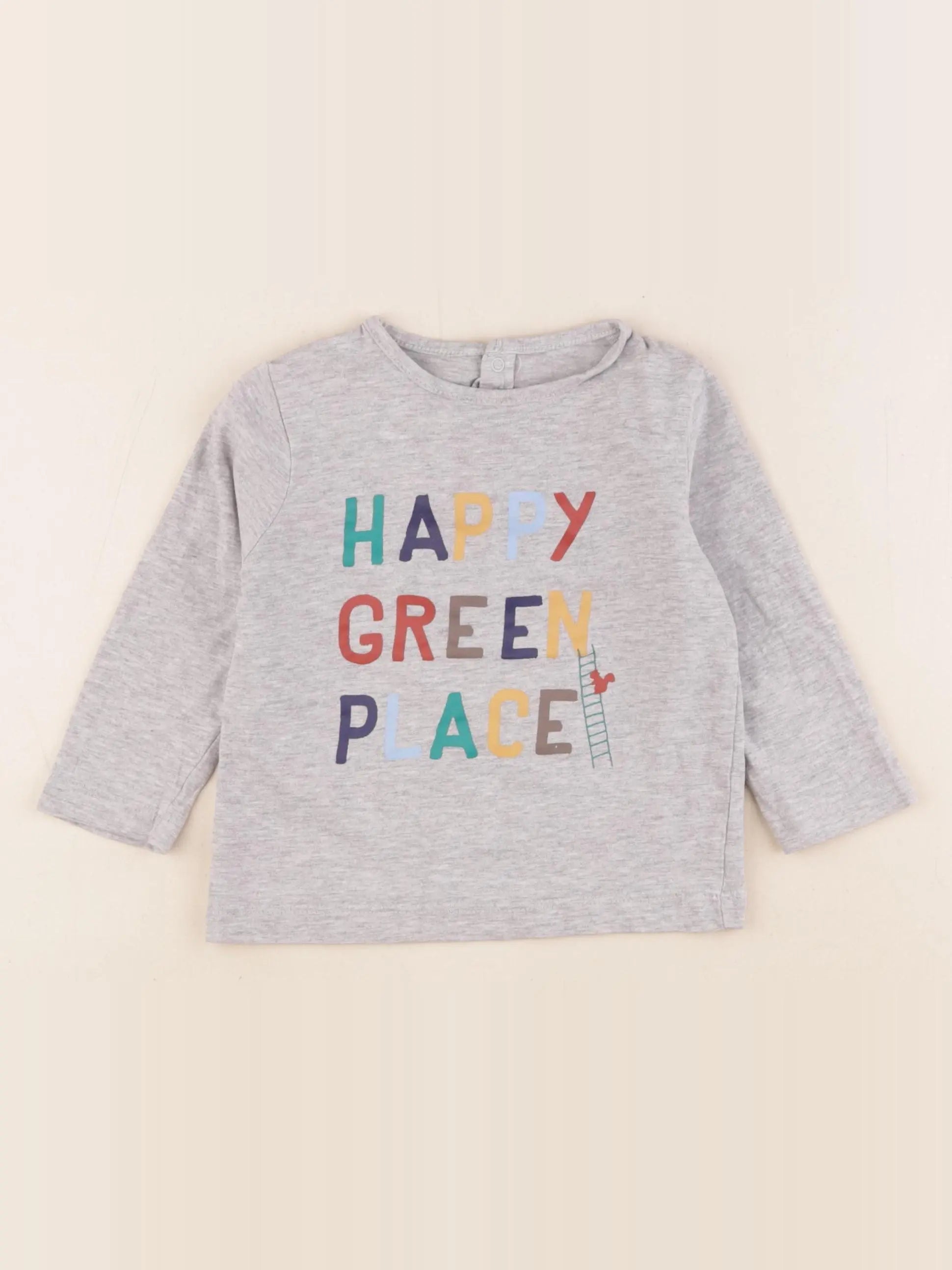 Boutchou - tee-shirt gris - 18 mois