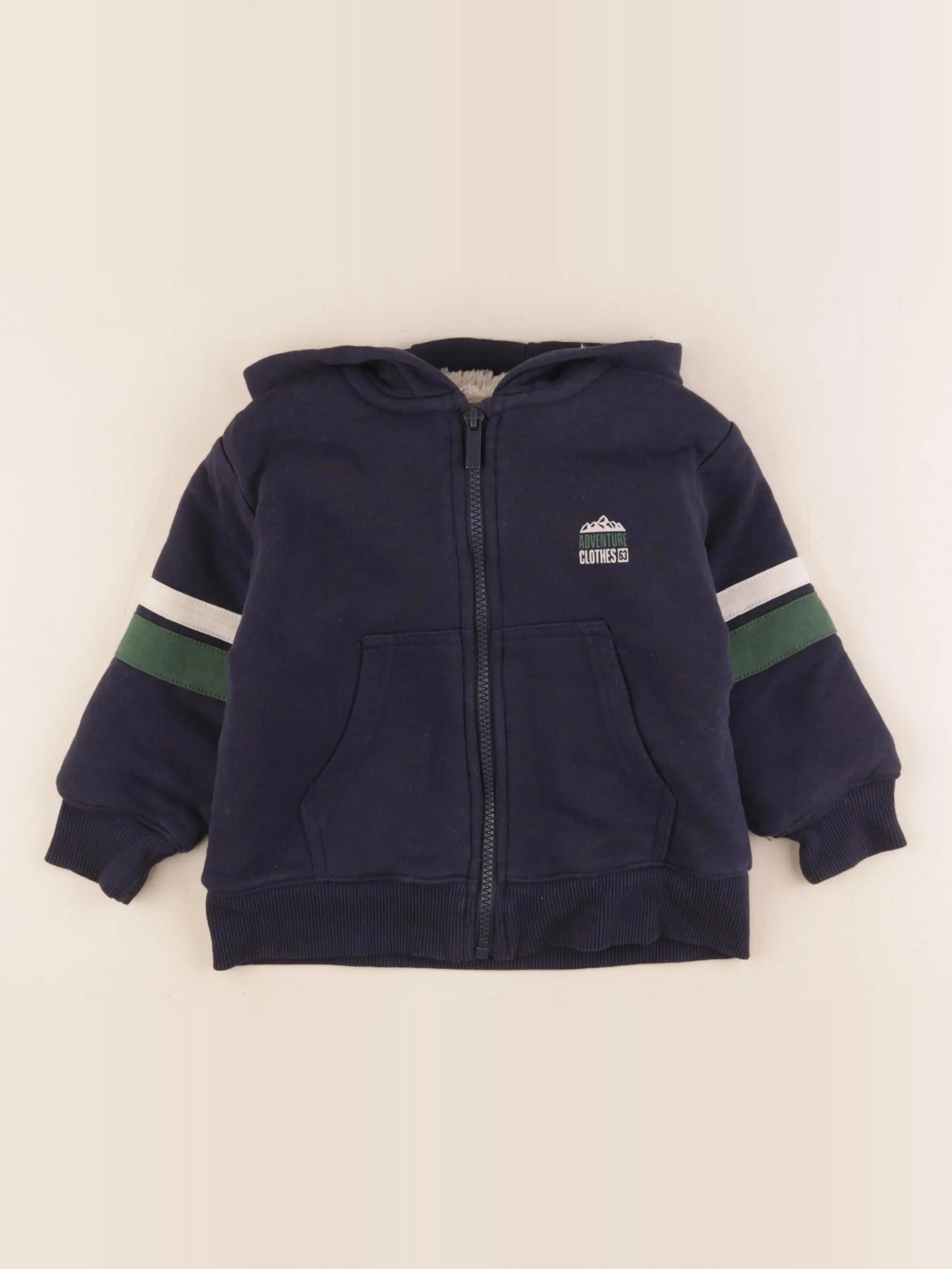Vertbaudet - sweat bleu - 4 ans