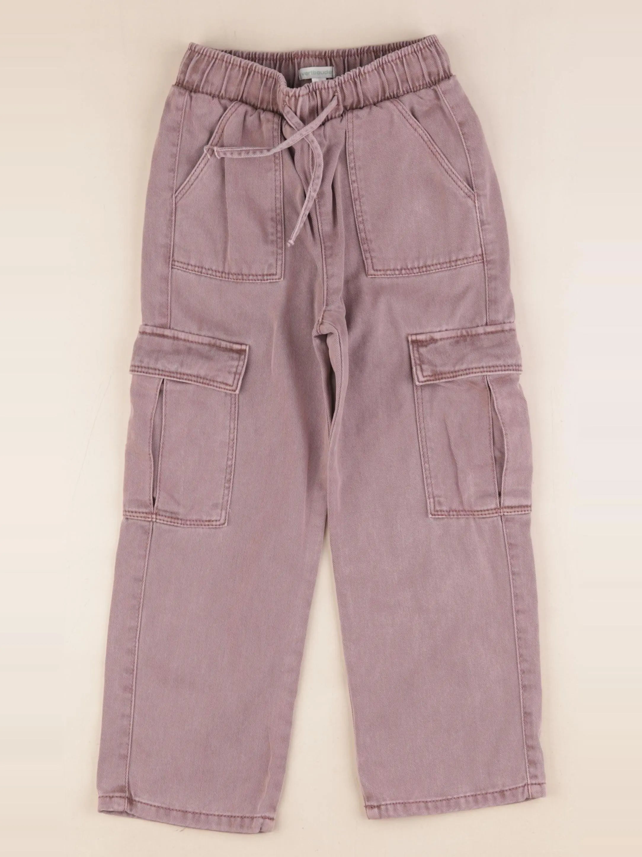 Vertbaudet - pantalon doublé rose - 6 ans