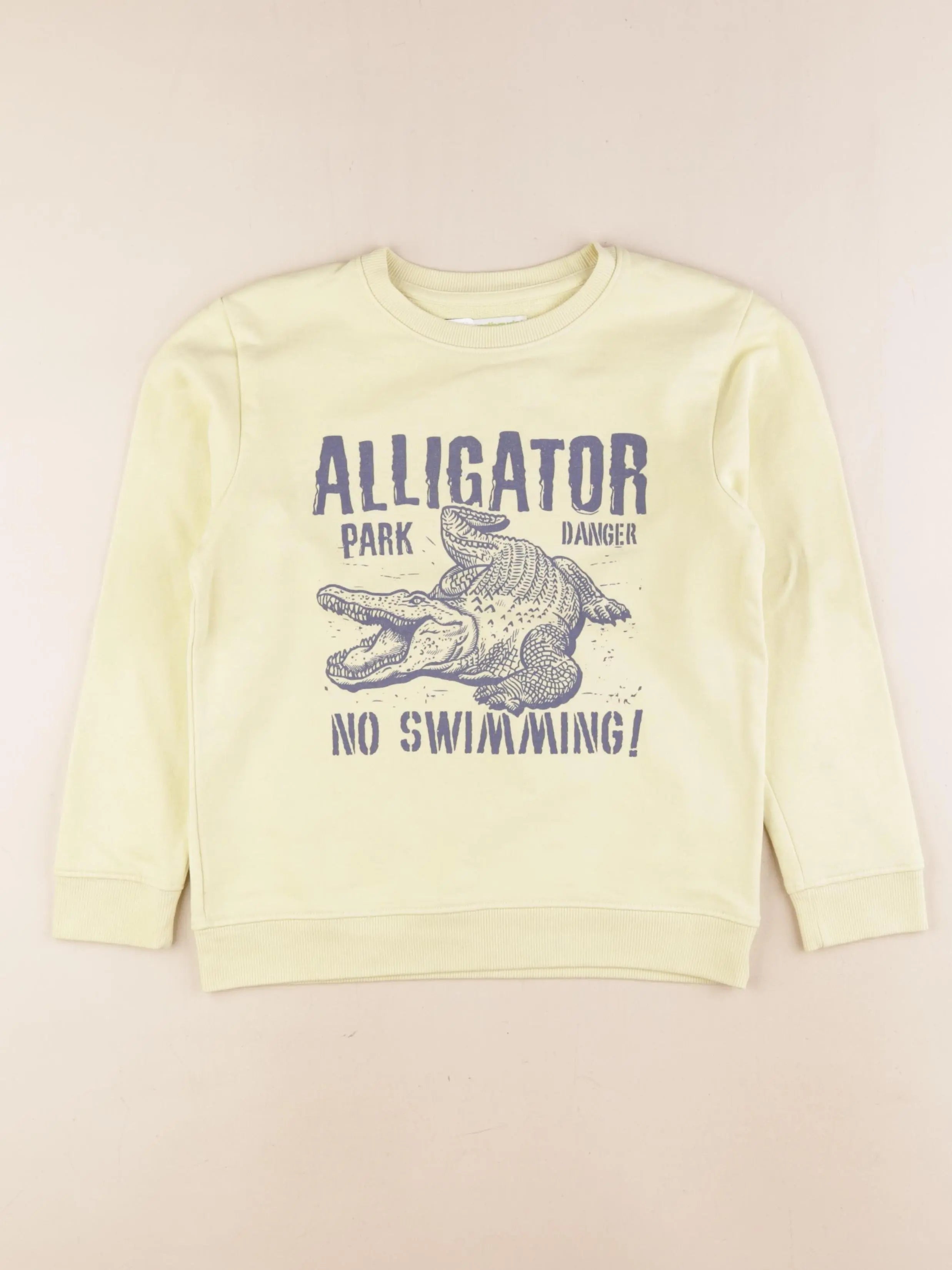 Vertbaudet - sweat jaune - 10 ans