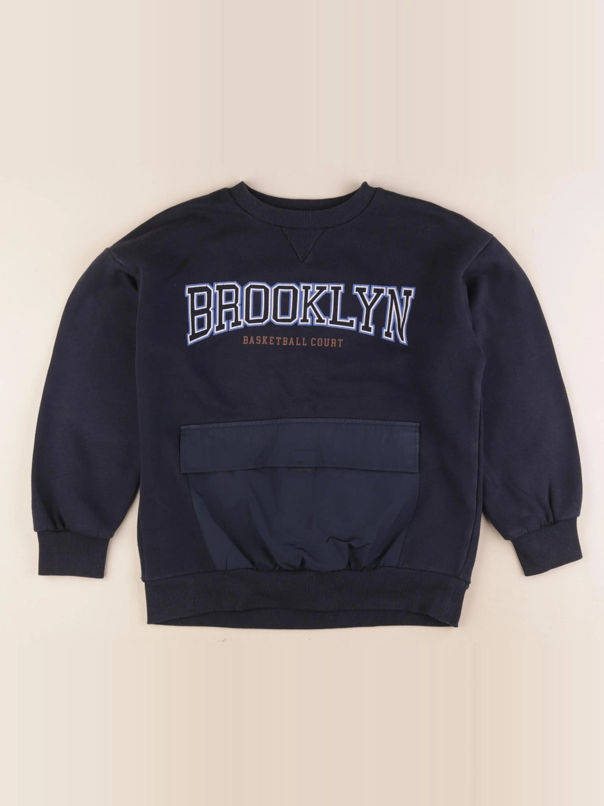 Vertbaudet - sweat bleu - 10 ans