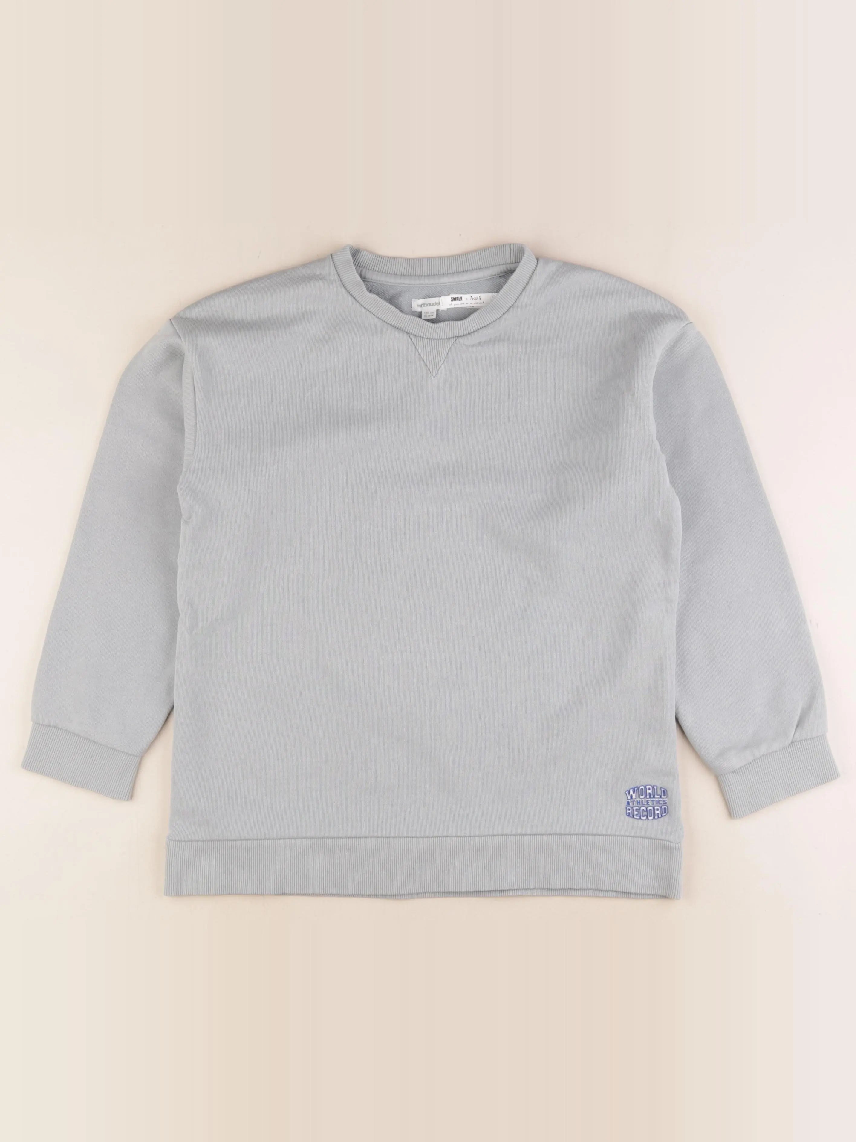 Vertbaudet - sweat bleu - 10 ans