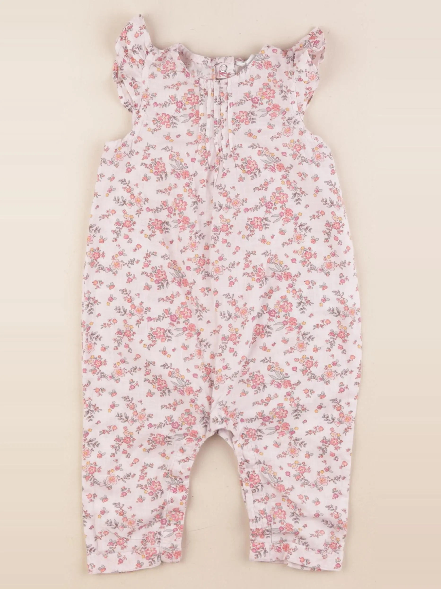 Vertbaudet - salopette multicolore - 12 mois