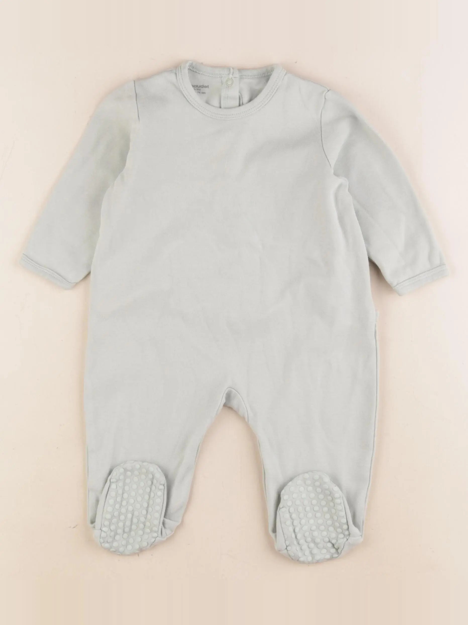 Vertbaudet - pyjama coton vert - 12 mois