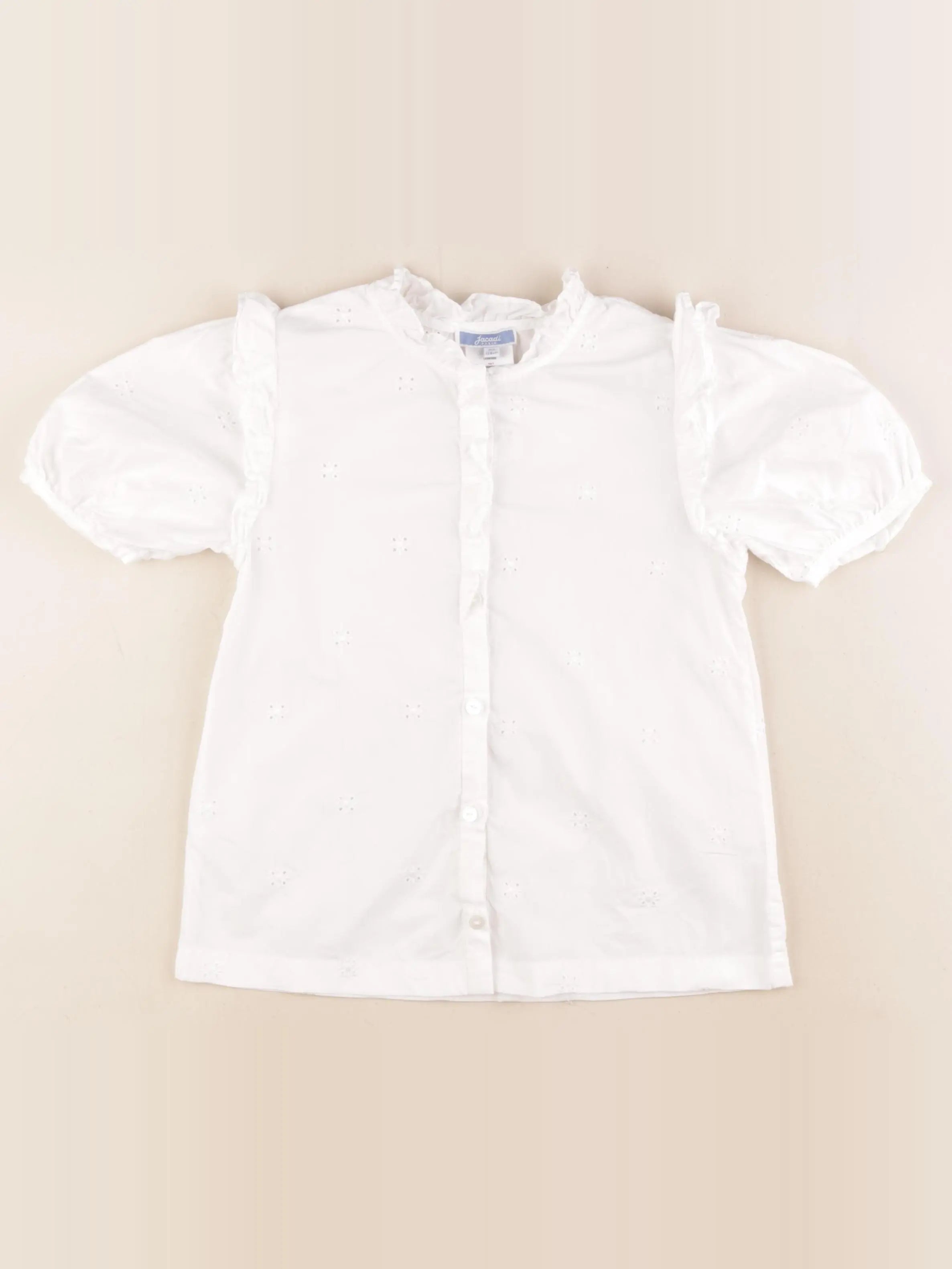 Jacadi - chemise blanc - 8 ans
