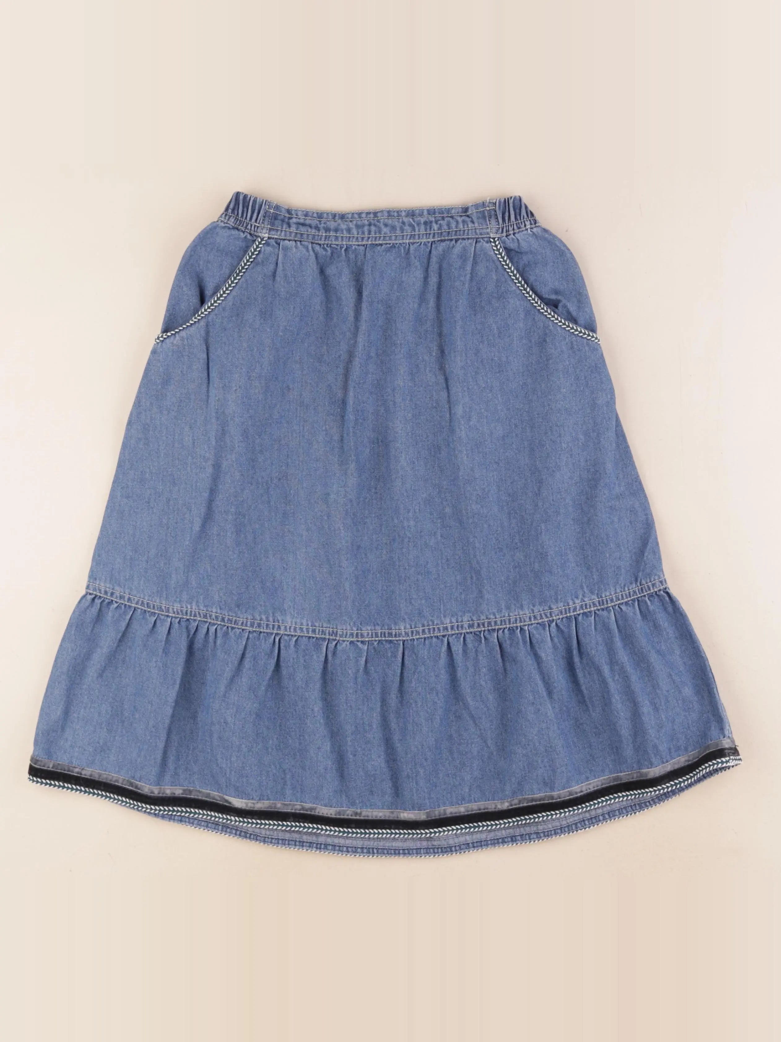 Zara - jupe bleu - 7 ans