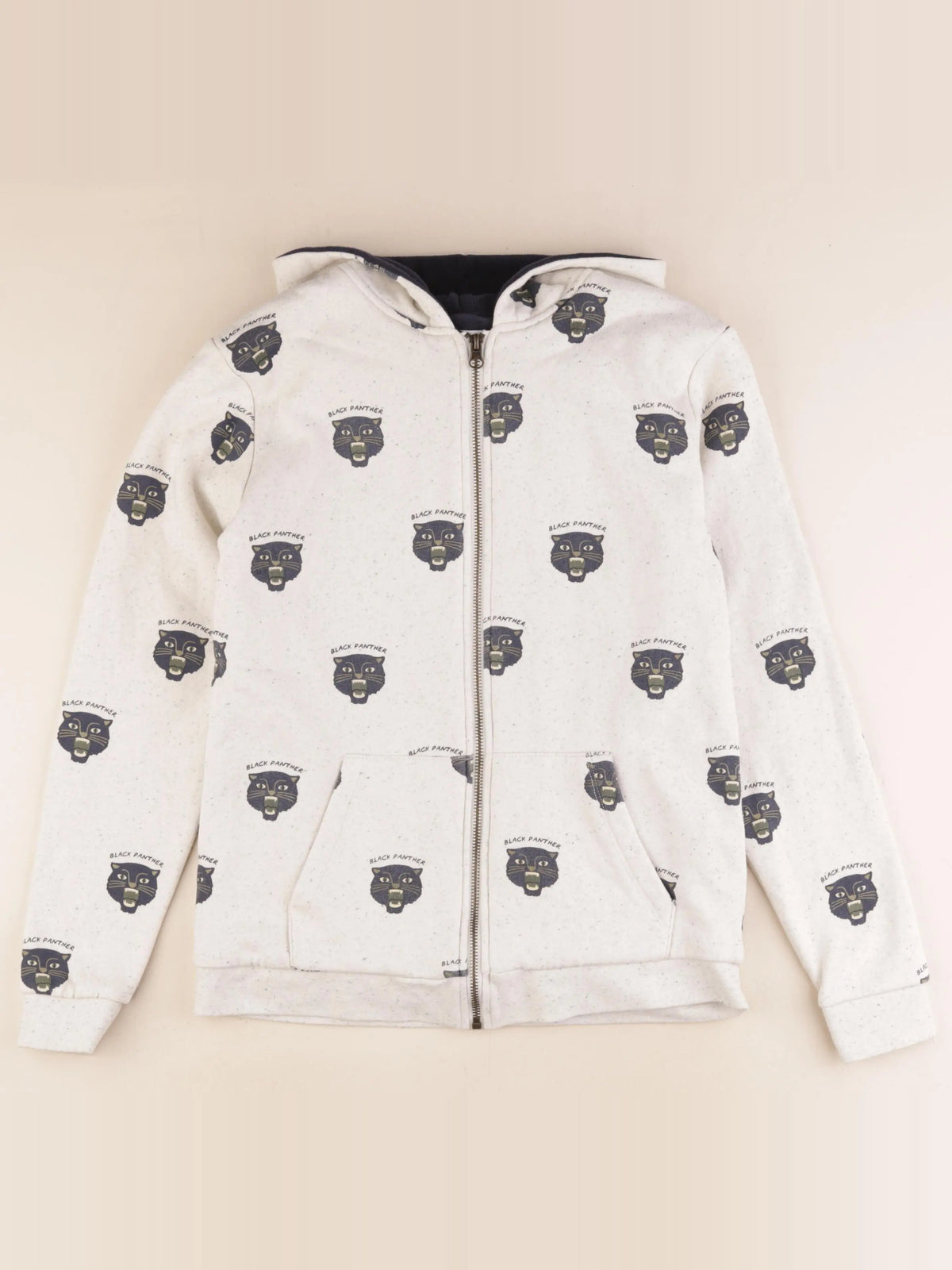 Monoprix - sweat beige - 14 ans