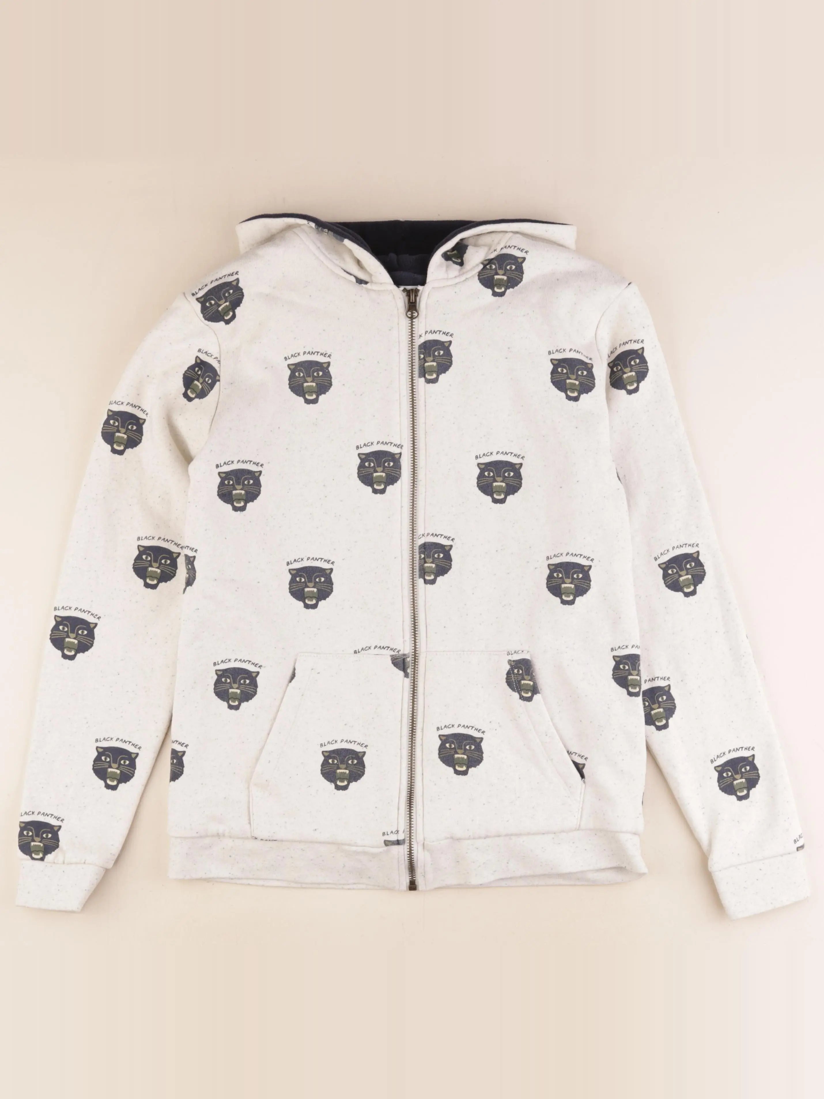 Monoprix - sweat beige - 14 ans