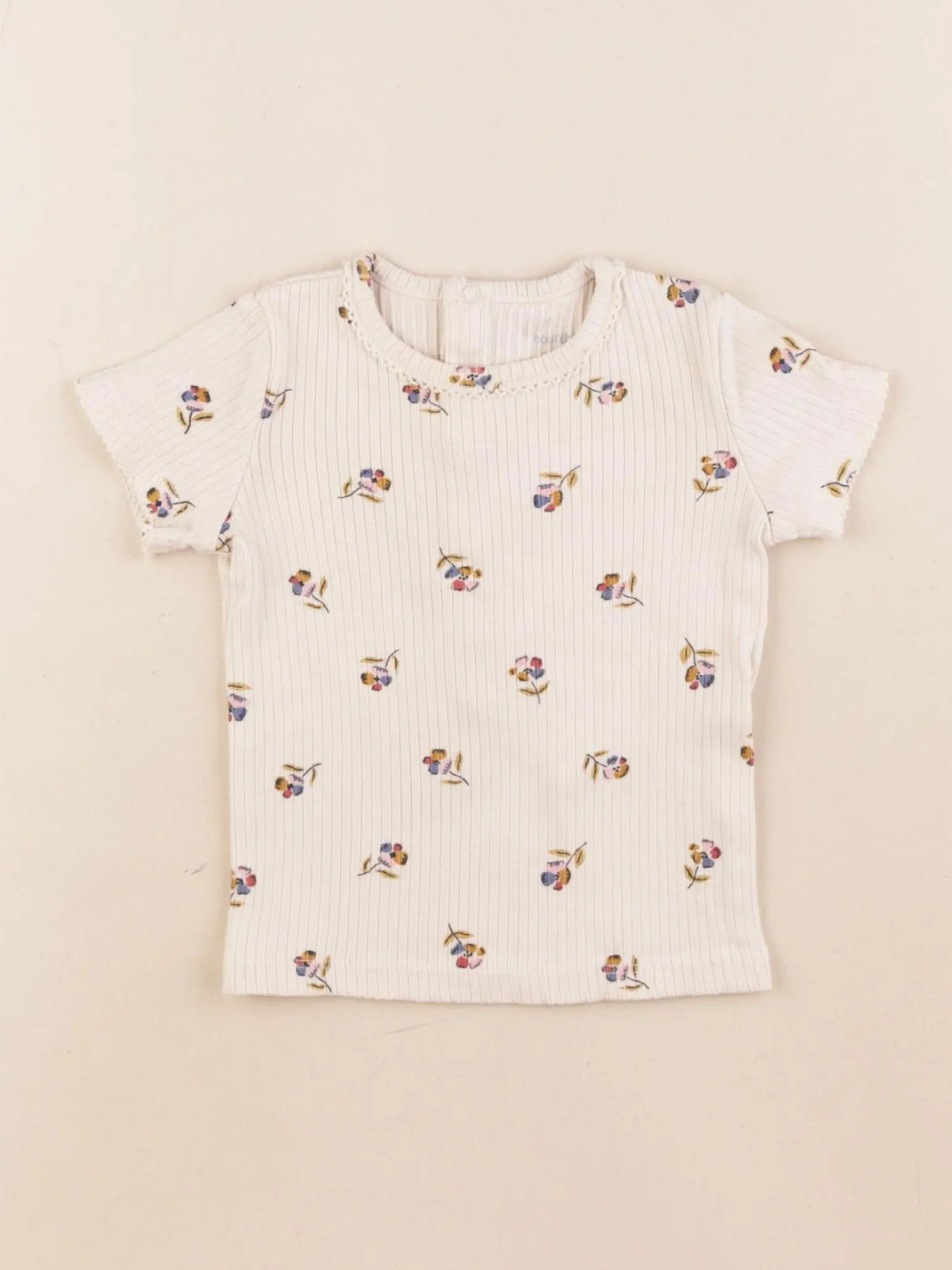 Boutchou - tee-shirt beige - 1 an