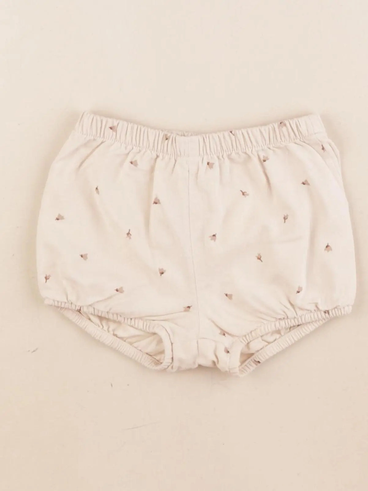H&M - short beige - 4/6 mois