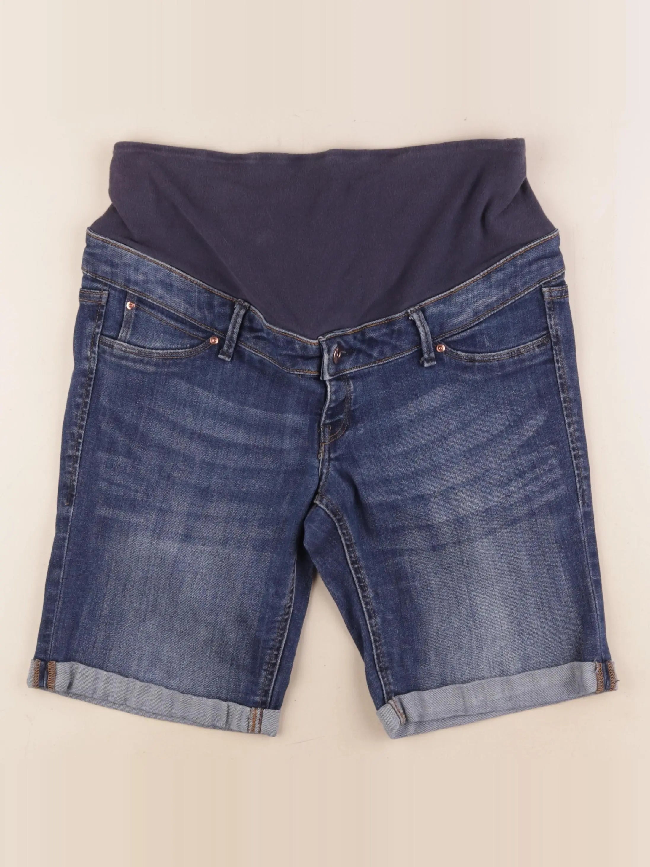 H&M - short grossesse bleu - 40