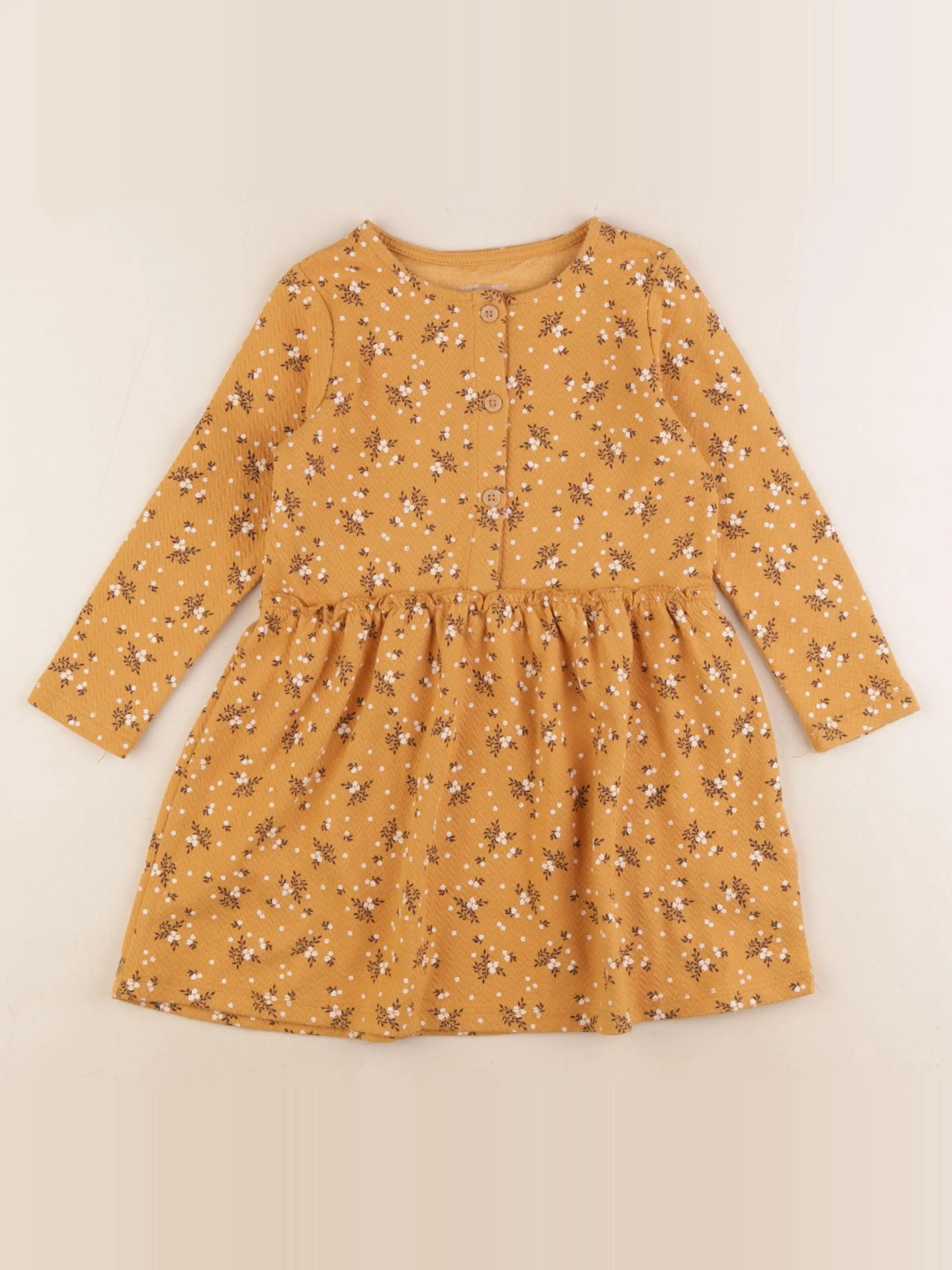 Vertbaudet - robe jaune - 4 ans
