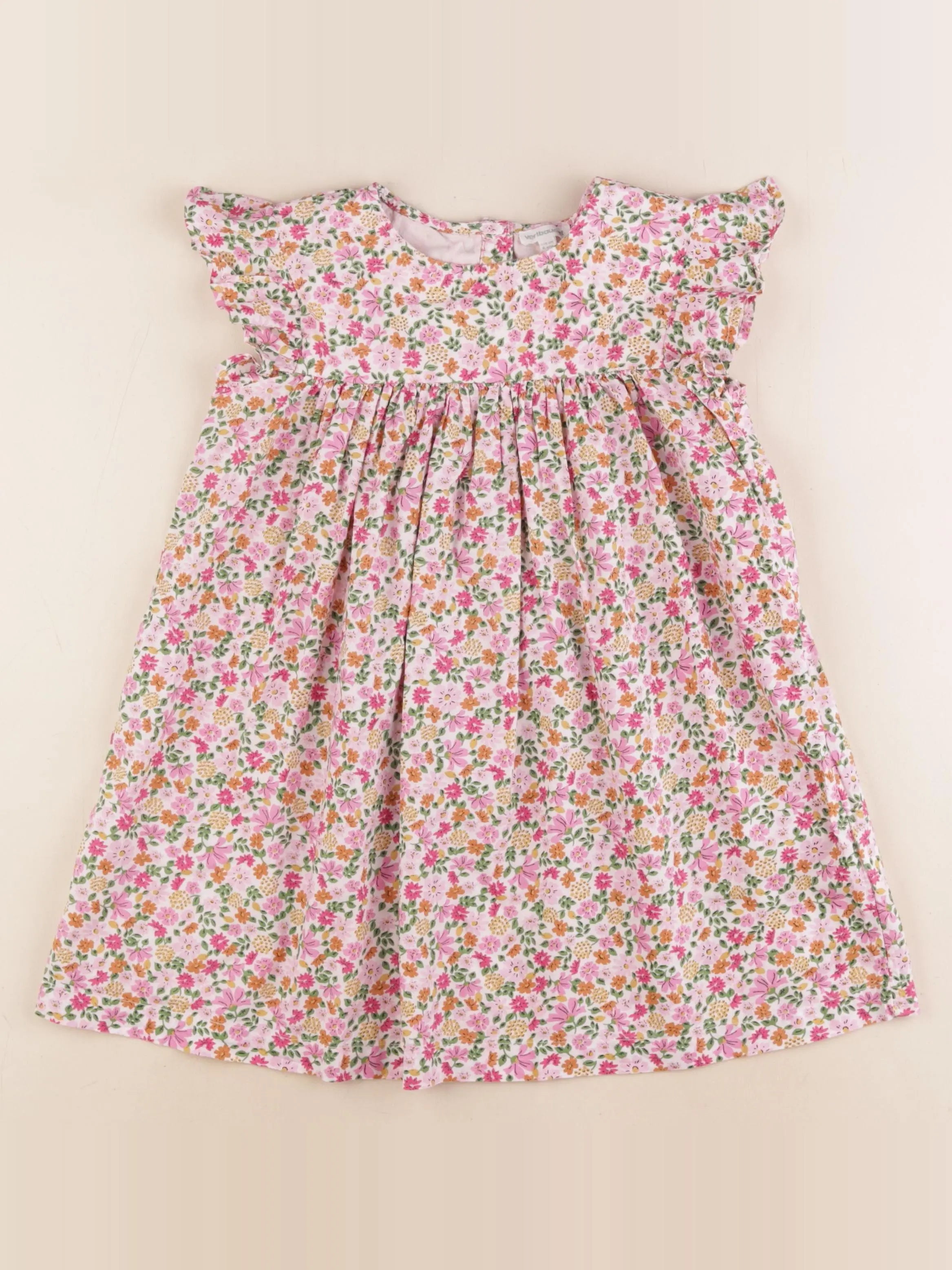 Vertbaudet - robe multicolore - 5 ans