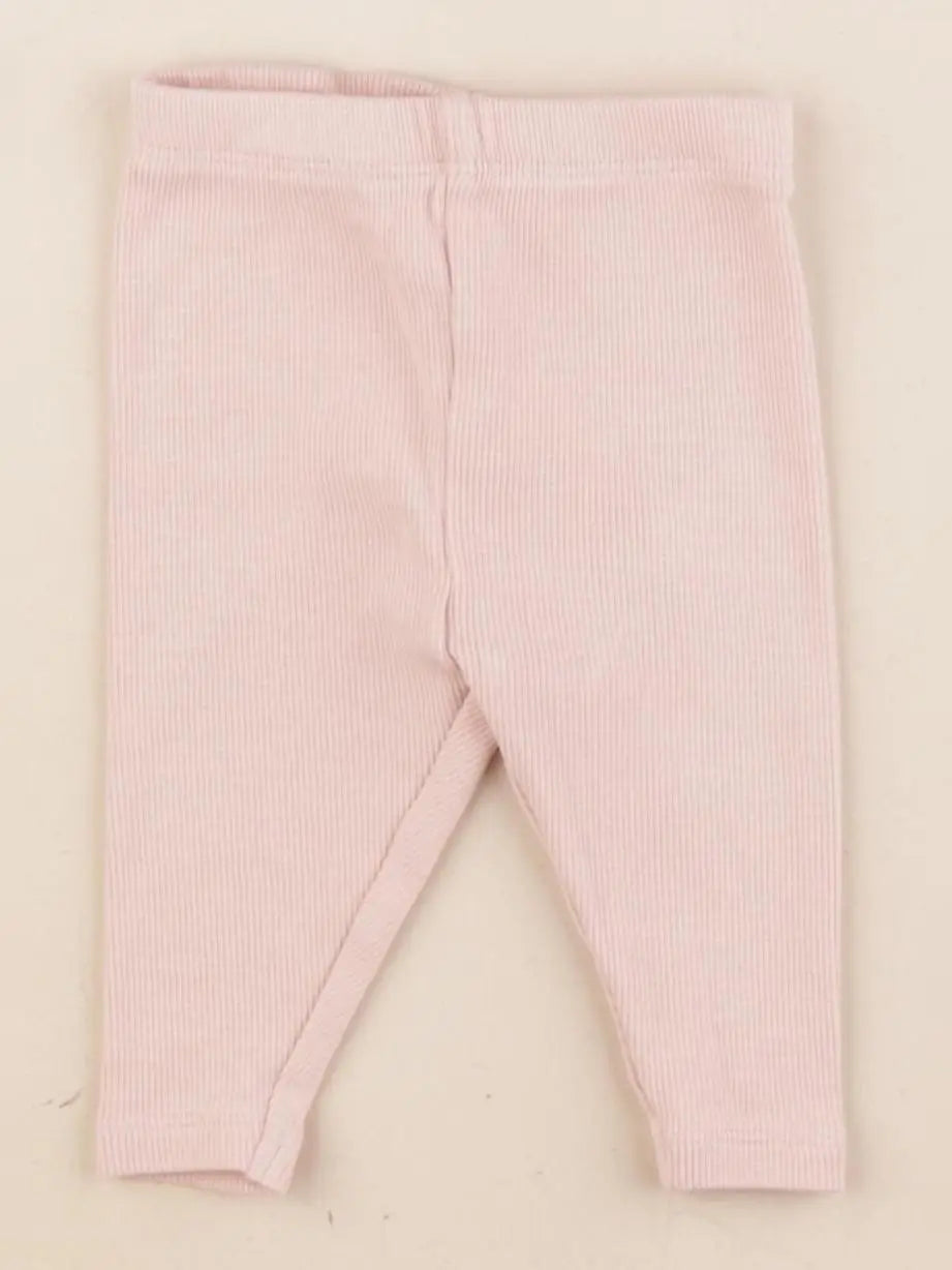 Vertbaudet - legging rose - 3 mois