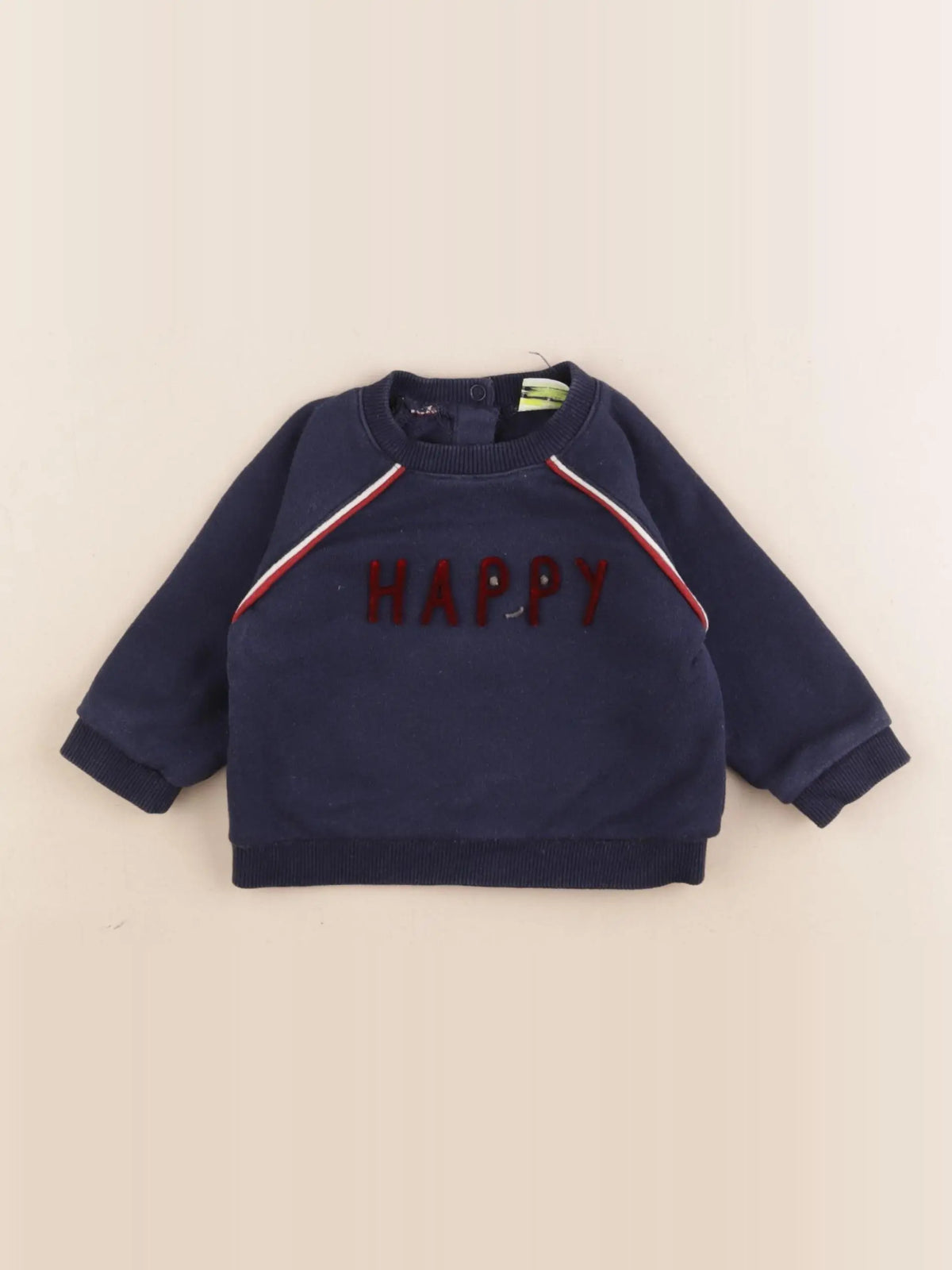 Tape à l'oeil - sweat bleu - 6 mois