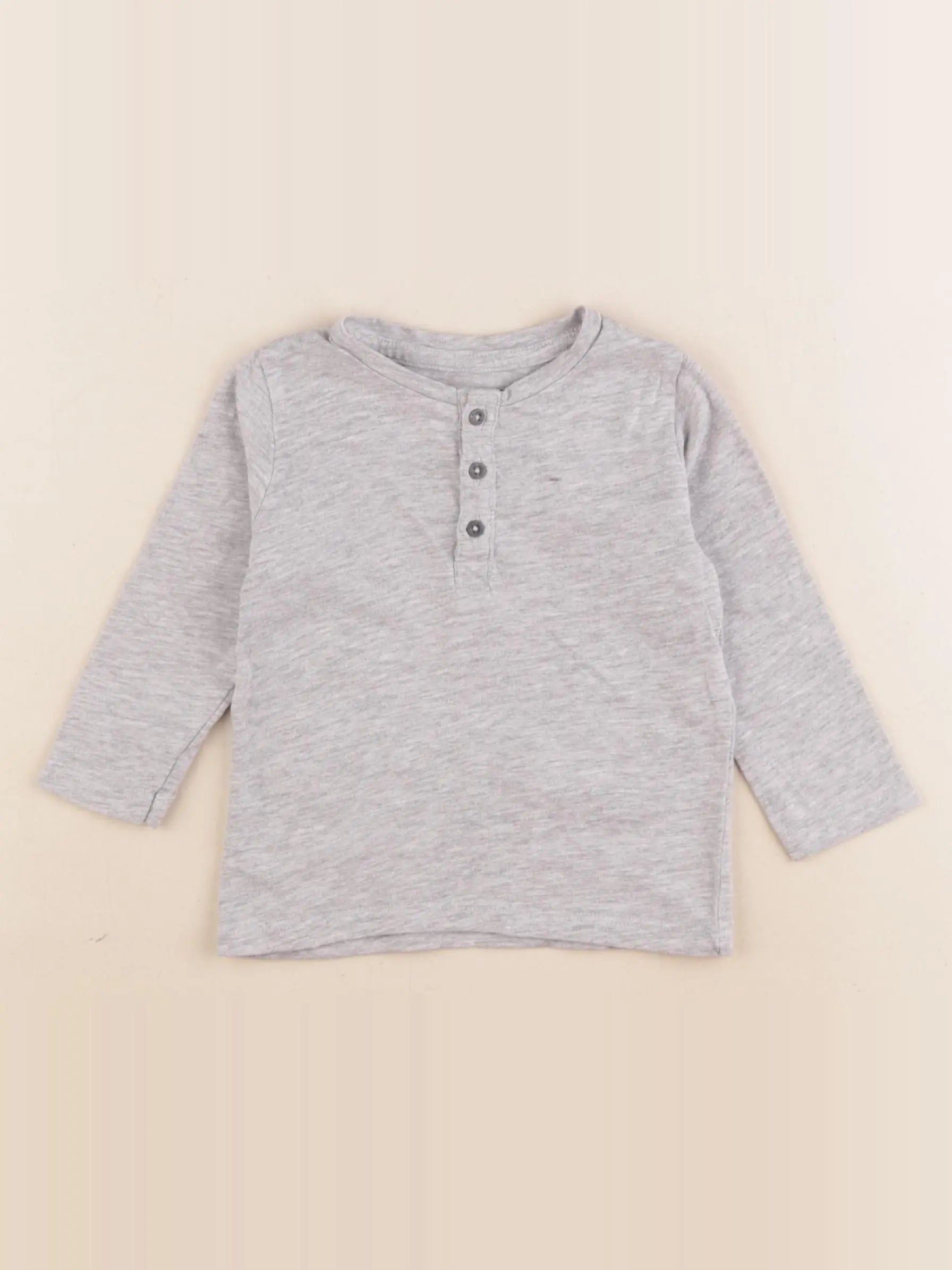 Vertbaudet - tee-shirt gris - 9 mois