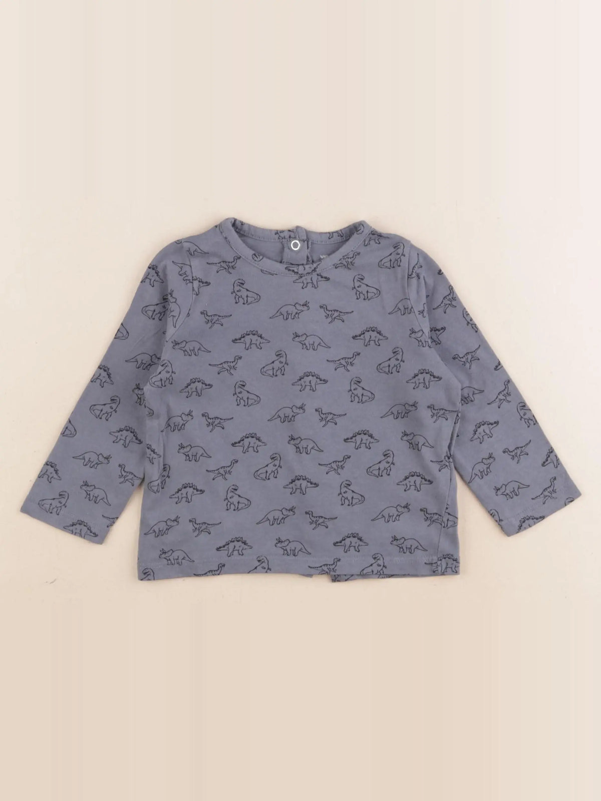 Vertbaudet - tee-shirt bleu - 9 mois