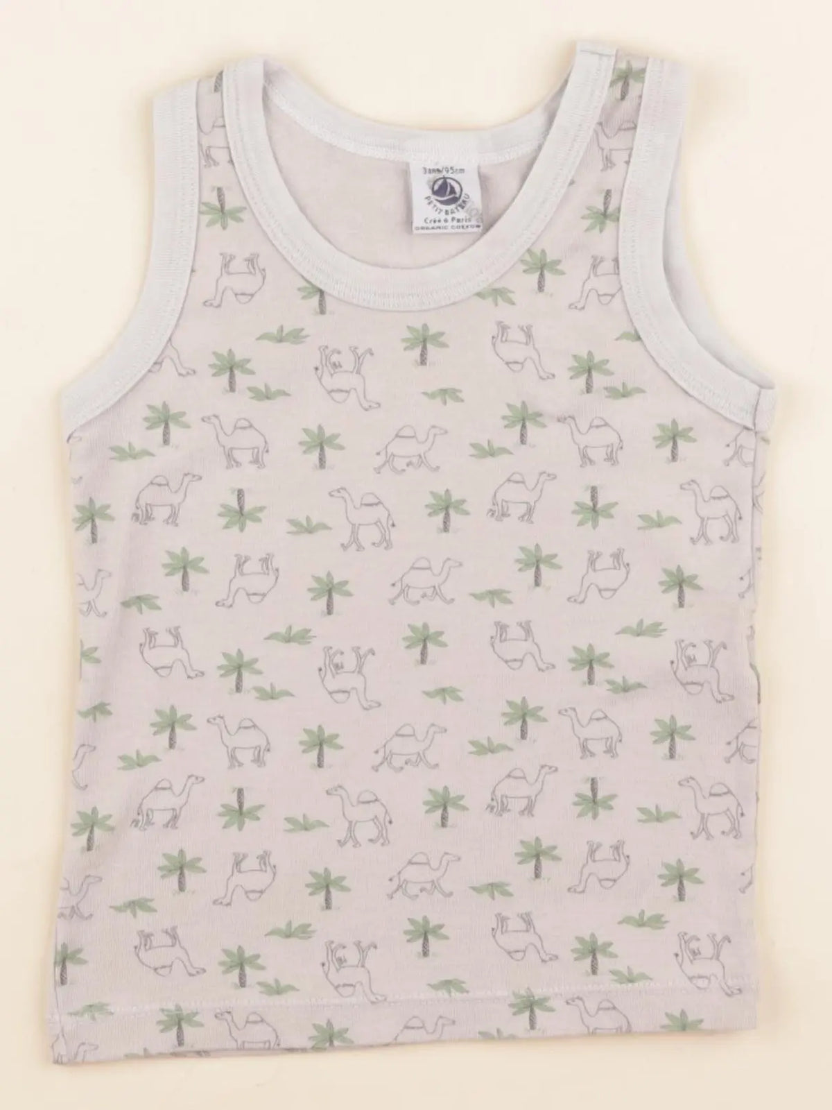 Petit Bateau - débardeur gris - 3 ans