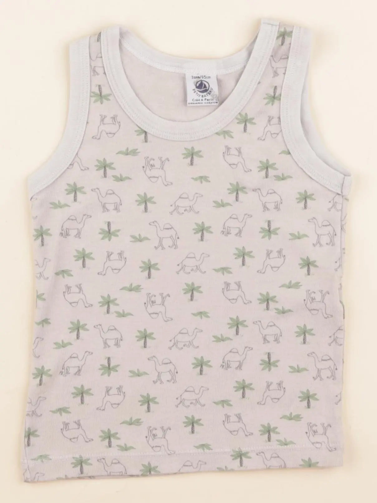 Petit Bateau - débardeur gris - 3 ans
