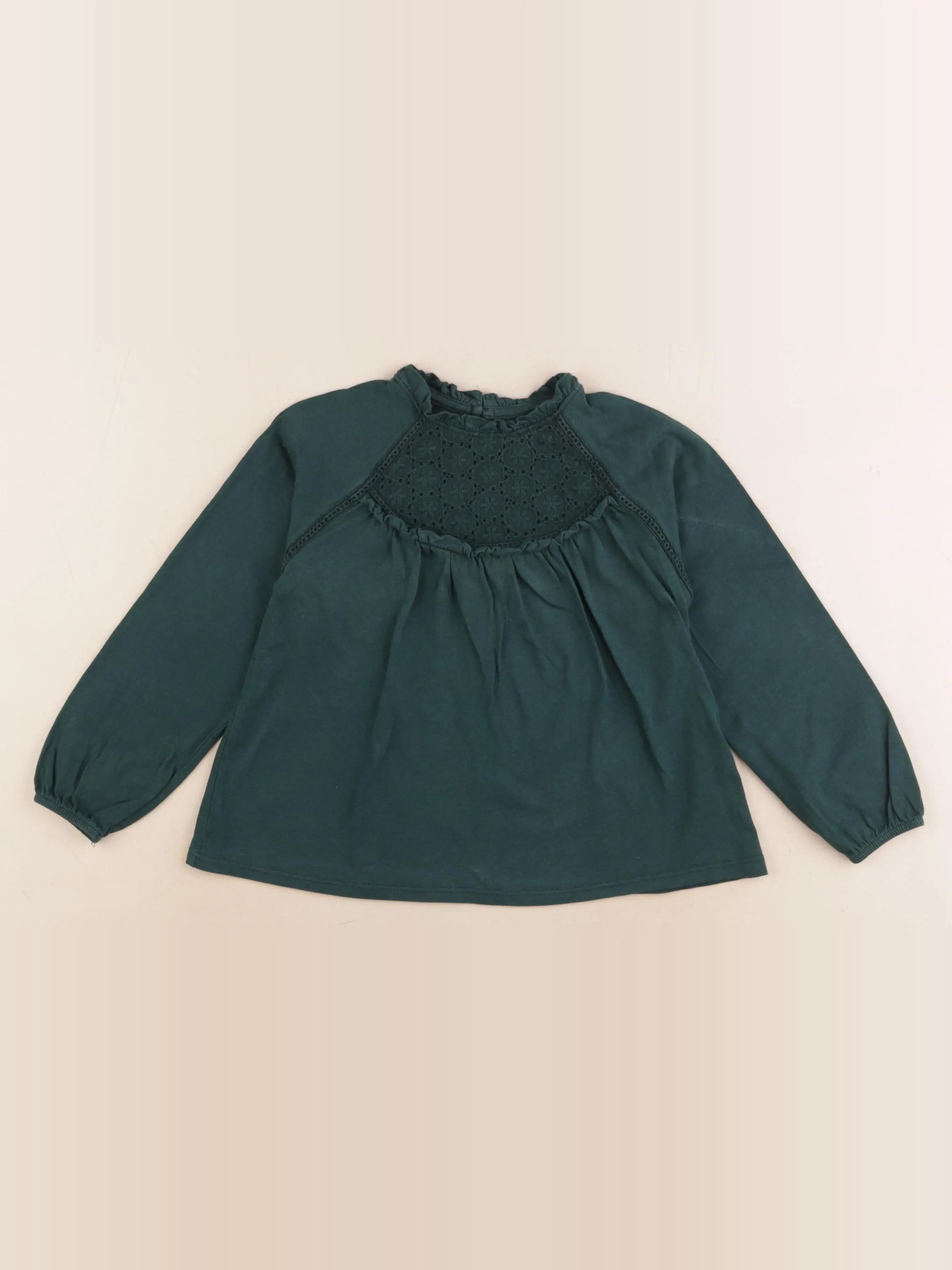 Vertbaudet - tee-shirt vert - 4 ans