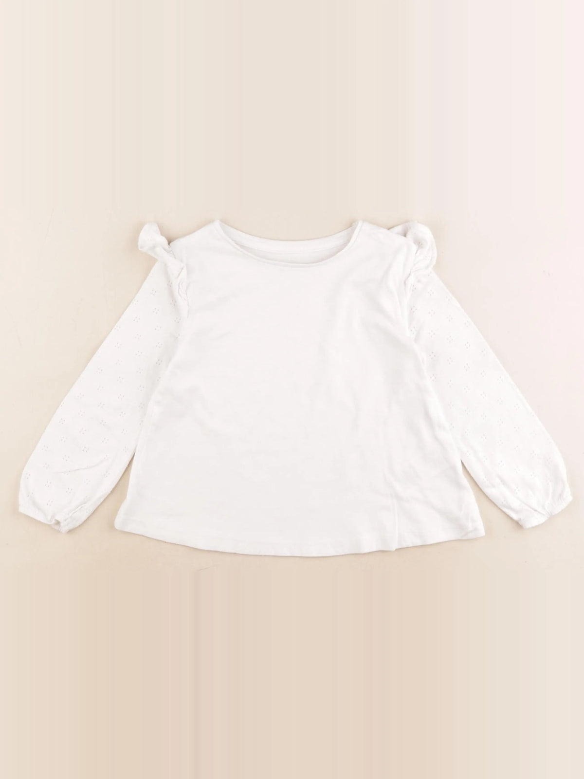 Vertbaudet - tee-shirt blanc - 4 ans