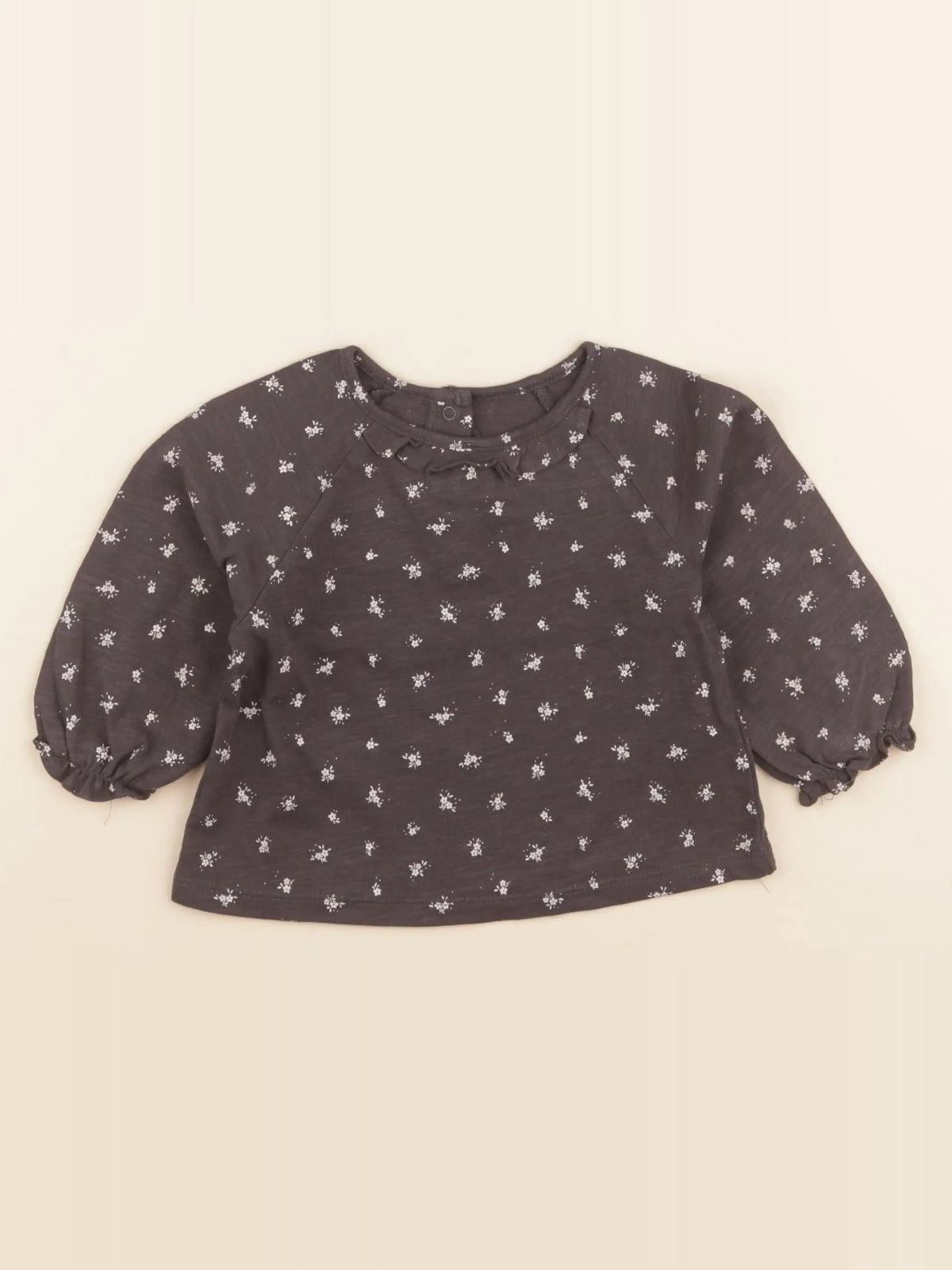 Vertbaudet - tee-shirt gris - 9 mois