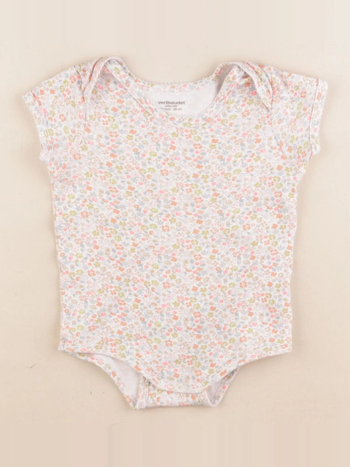 Vertbaudet - body multicolore - 24 mois