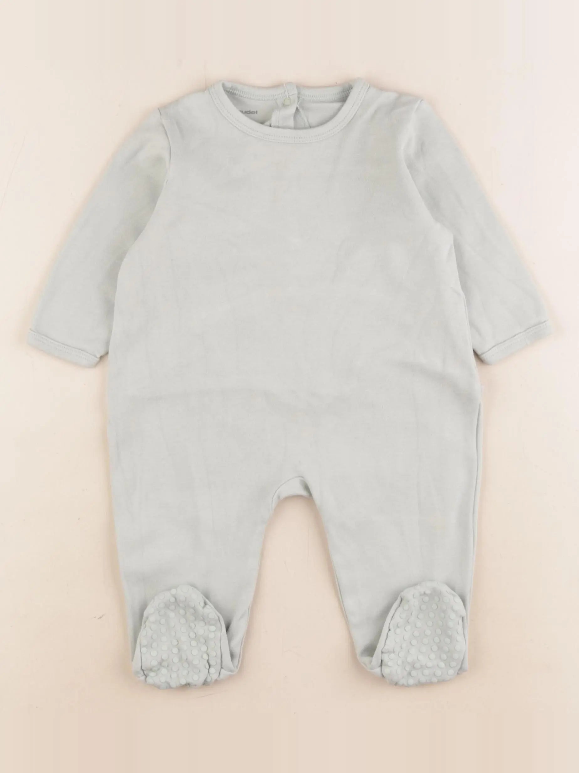 Vertbaudet - pyjama coton vert - 12 mois